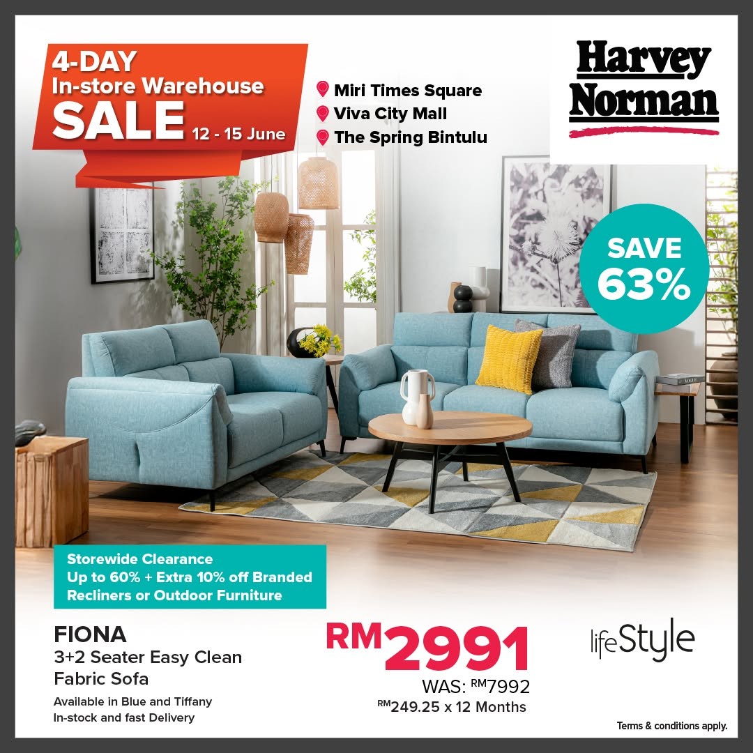 Harvey-Norman-Malaysia-Warehouse-Sale-Up-to-75-Off-In-Store-Clearance-9 12–15 June 2026: Harvey Norman Malaysia Warehouse Sale: Up to 75% Off In-Store Clearance Deals on Home & Tech Essentials in Sarawak