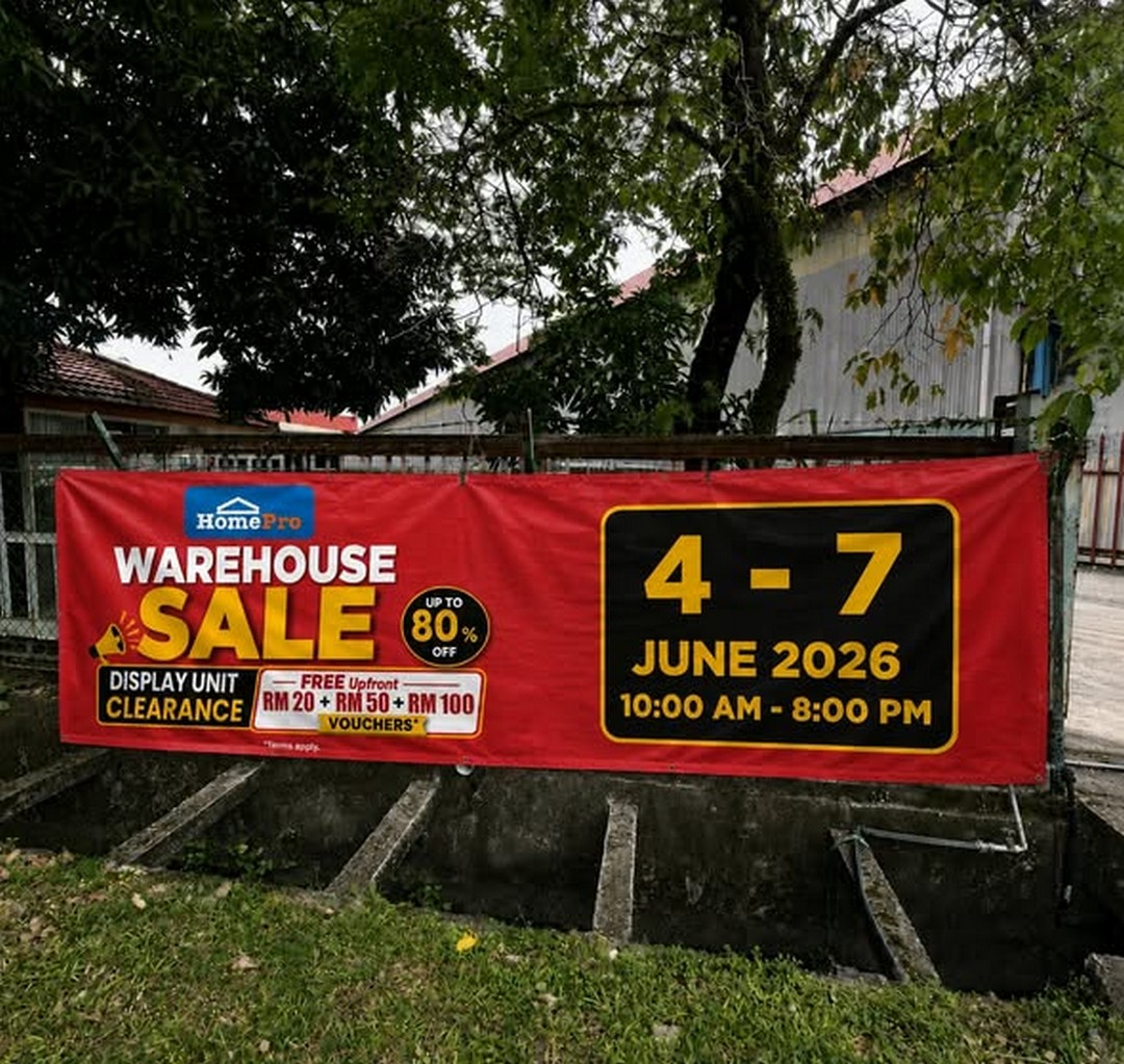 HomePro-Malaysia-Warehouse-Sale-with-Up-to-80-Off-Home-Appliances 4-7 June 2026: HomePro Malaysia Warehouse Sale with Up to 80% Off Home Appliances, Furniture and Household Essentials at Puchong