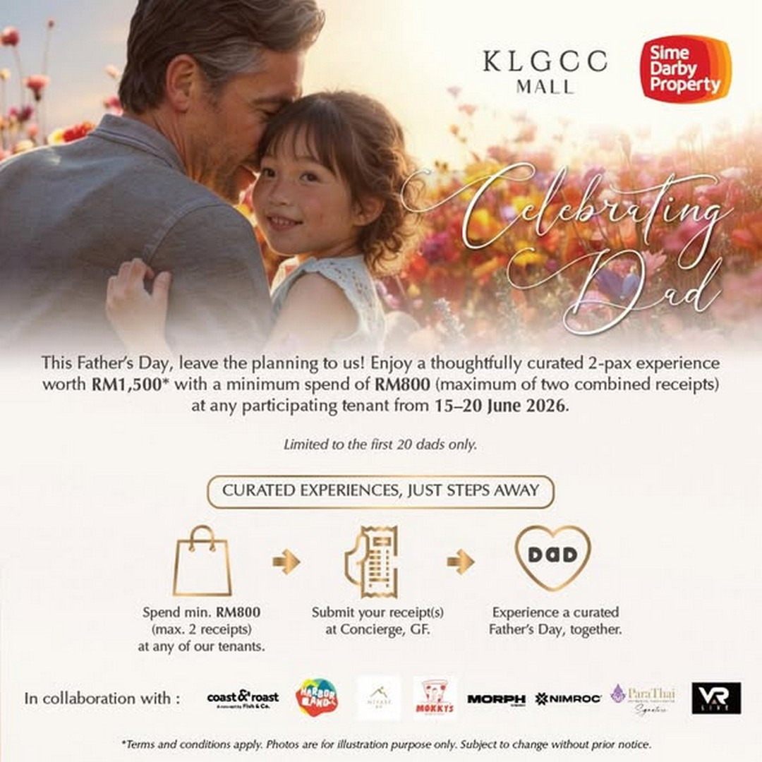 KLGCC-Mall-Fathers-Day-RM1500-2-Pax-Experience-Promotion 15–20 June 2026: KLGCC Mall Father’s Day RM1,500 2-Pax Experience Promotion Event in Kuala Lumpur