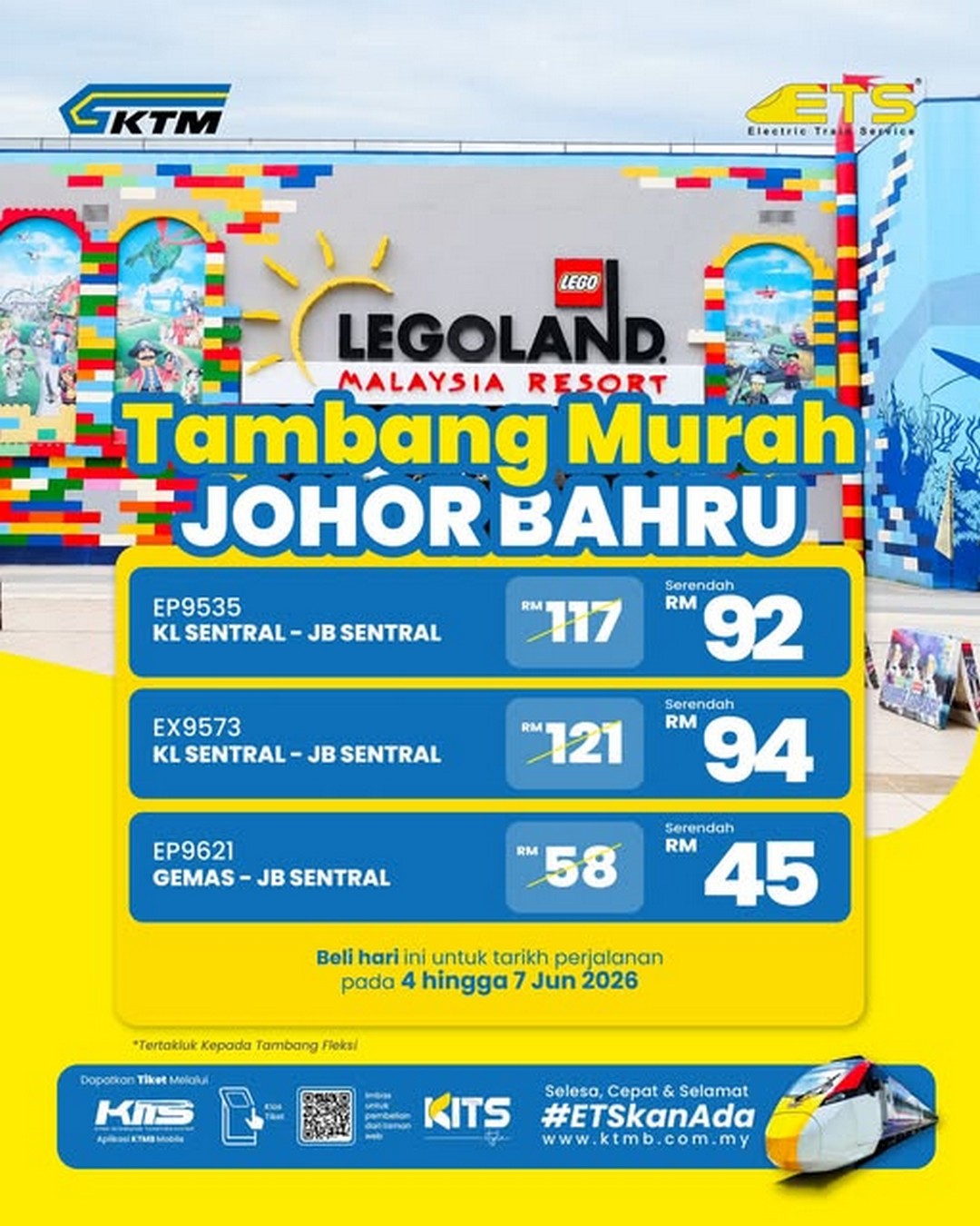 KTM-Berhad-ETS-Cheap-Fares-Promotion 4-7 June 2026: KTM Berhad ETS Cheap Fares Promotion – Enjoy Affordable Rail Travel Across Malaysia This School Holiday Season