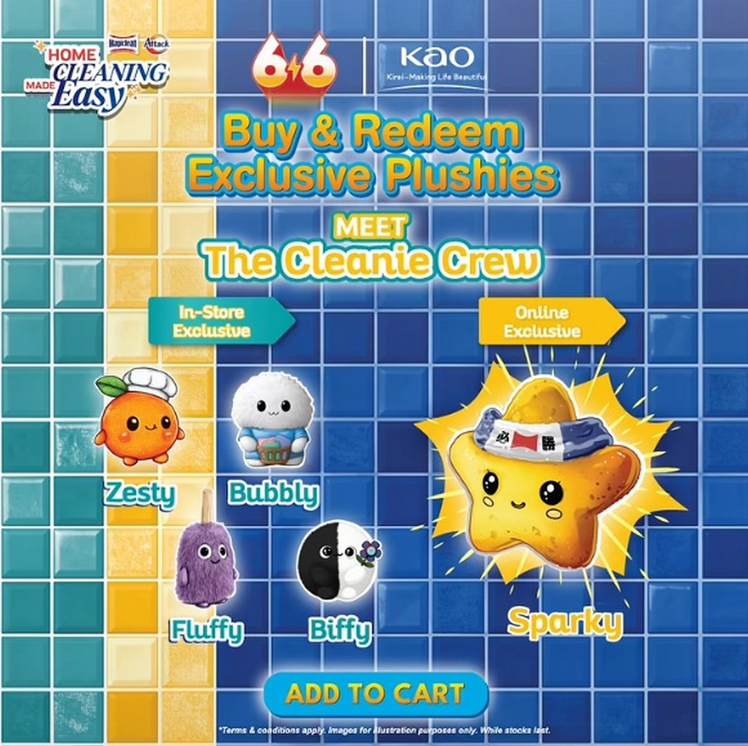 Kao-Malaysia-Attack-Magiclean-6.6-Promotion-–-Receive-Exclusive-FREE 5–9 June 2026: Kao Malaysia Attack & Magiclean 6.6 Promotion – Receive Exclusive FREE Gifts Including Tote Bag, Microfiber Cloth and Online Exclusive Sparky Plushie on Shopee