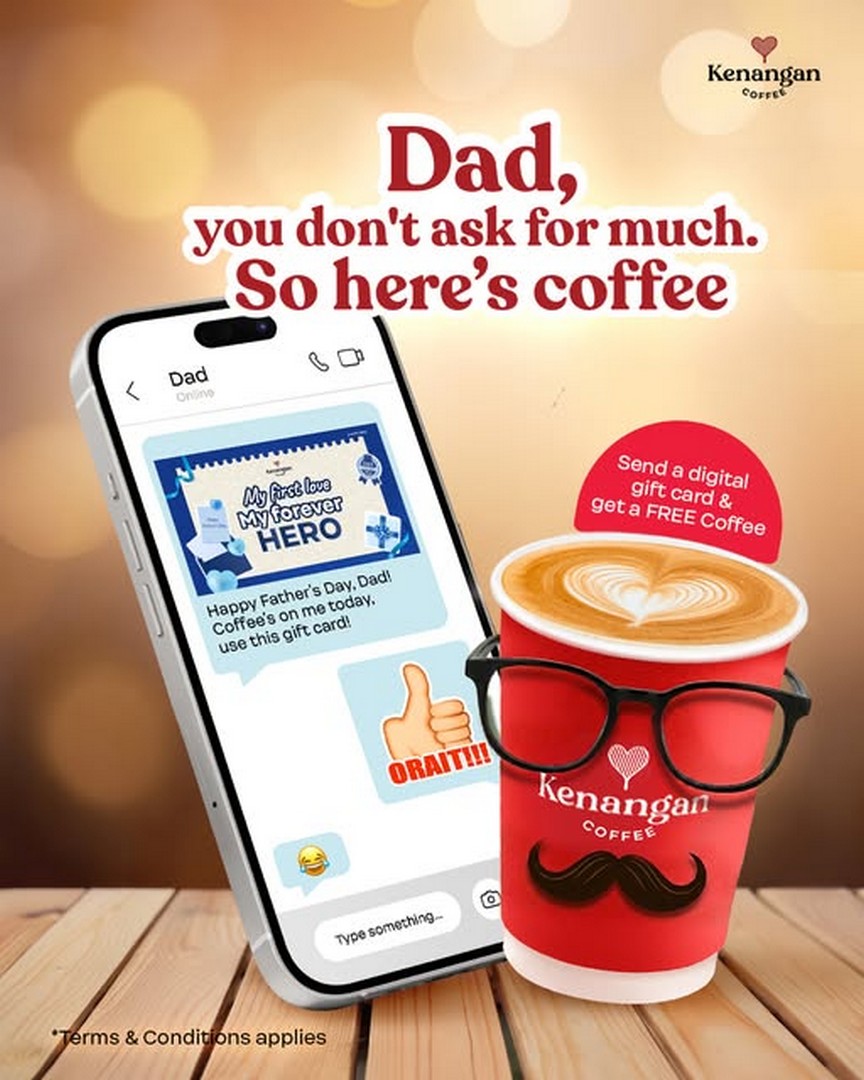 Kenangan-Coffee-Malaysia-Fathers-Day-Digital-Gift-Card-Deal Now till 30 June 2026: Kenangan Coffee Malaysia, Father’s Day Digital Gift Card Deal, Free Coffee Promotion via App