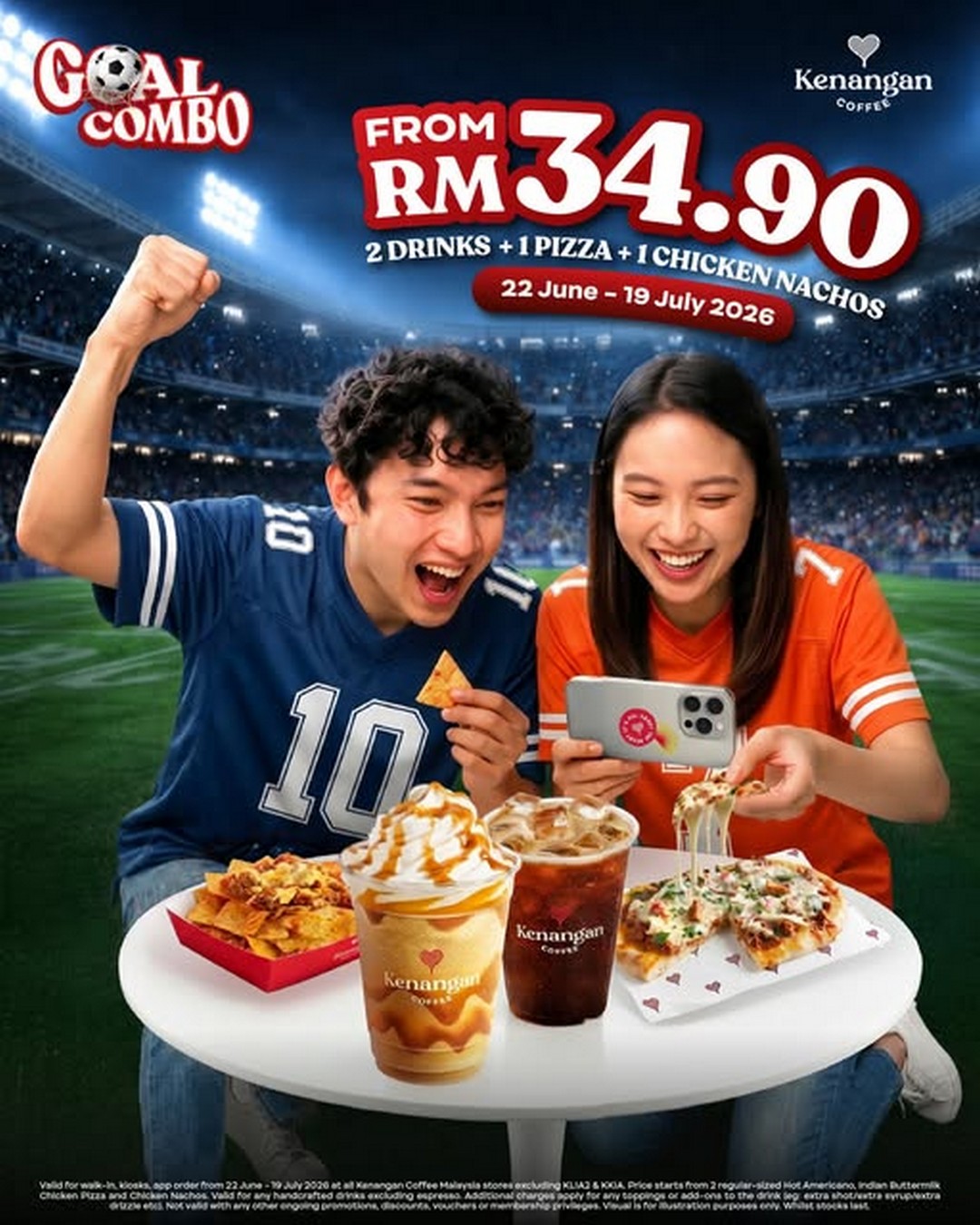 Kenangan-Coffee-Malaysia-Goal-Combo-Promotion 22 June – 19 July 2026: Kenangan Coffee Malaysia Goal Combo Promotion – Enjoy Drinks, Pizza and Chicken Nachos from RM34.90 During the Football Season