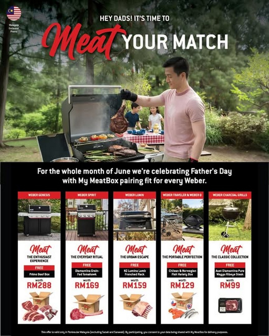 Kitchen-Shop-Fathers-Day-Super-Deal-Weber-BBQ-Bundle-Promotion Now till 30 June 2026: Kitchen Shop Father’s Day Super Deal Weber BBQ Bundle Promotion in Malaysia with Free Premium Meat Worth Up to RM288