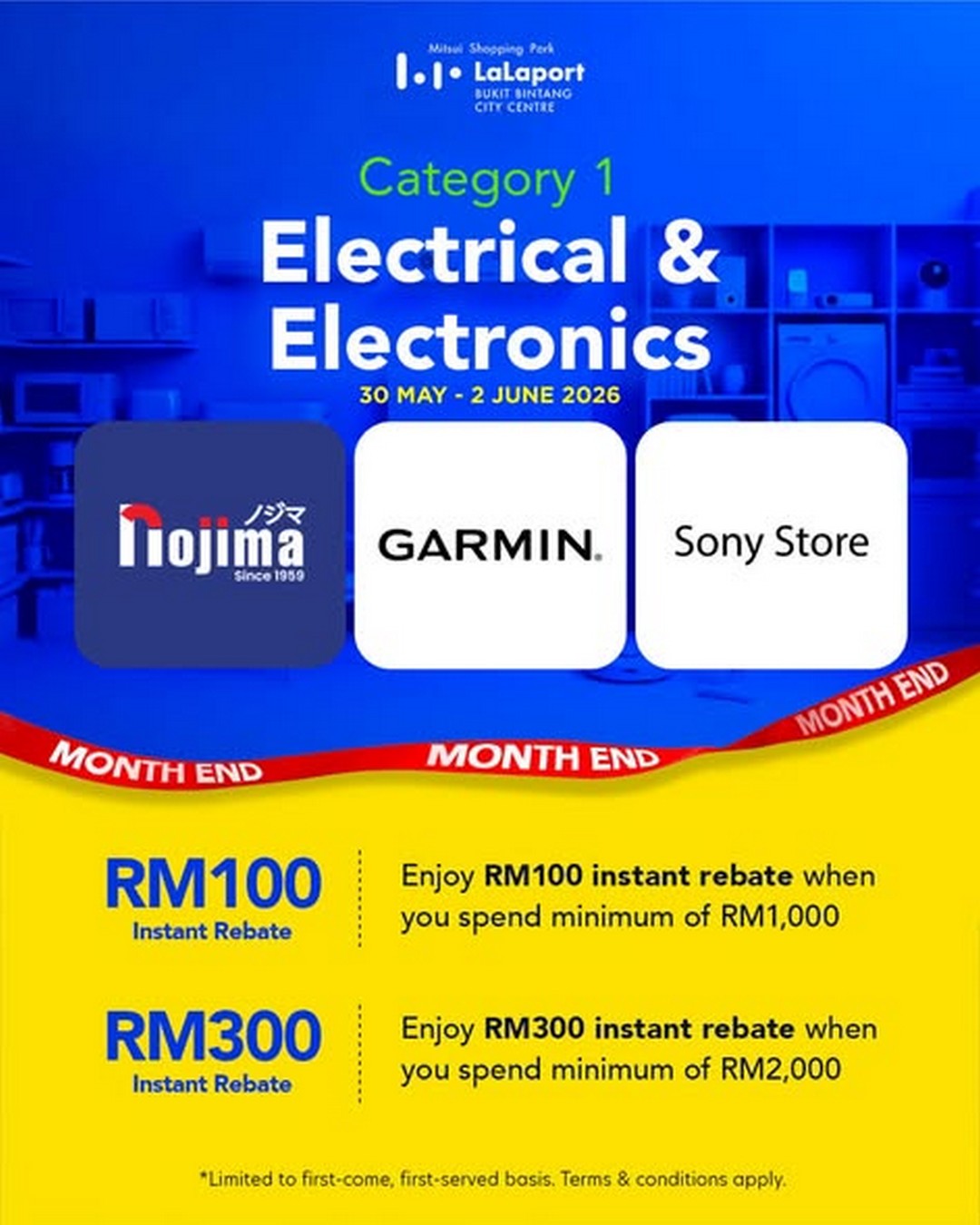 LaLaport-BBCC-Pay-Day-Deals-Promotion-with-Instant-Rebates-1 30 May – 2 June 2026: LaLaport BBCC Pay Day Deals Promotion with Instant Rebates Up to RM300 on Home Essentials, Lifestyle Products and Latest Gadgets