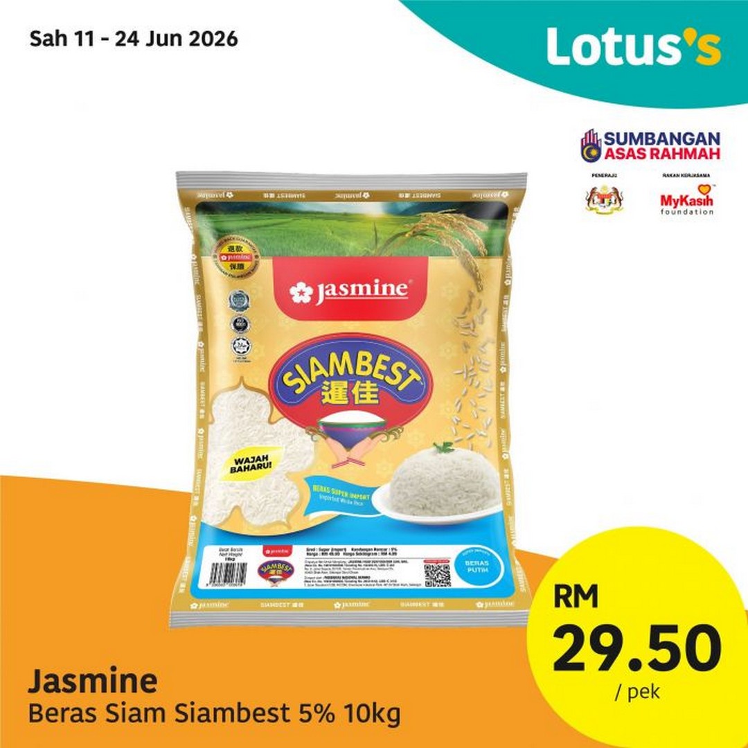 Lotuss-Banyak-Murah-Sale-Promotion-1 11 June – 1 July 2026: Lotus's Banyak Murah Sale Promotion – 10kg Rice from RM29.50, Fresh Chicken RM11.99/kg and Huge Savings on Groceries, Household Essentials, Apparel and More Across Malaysia