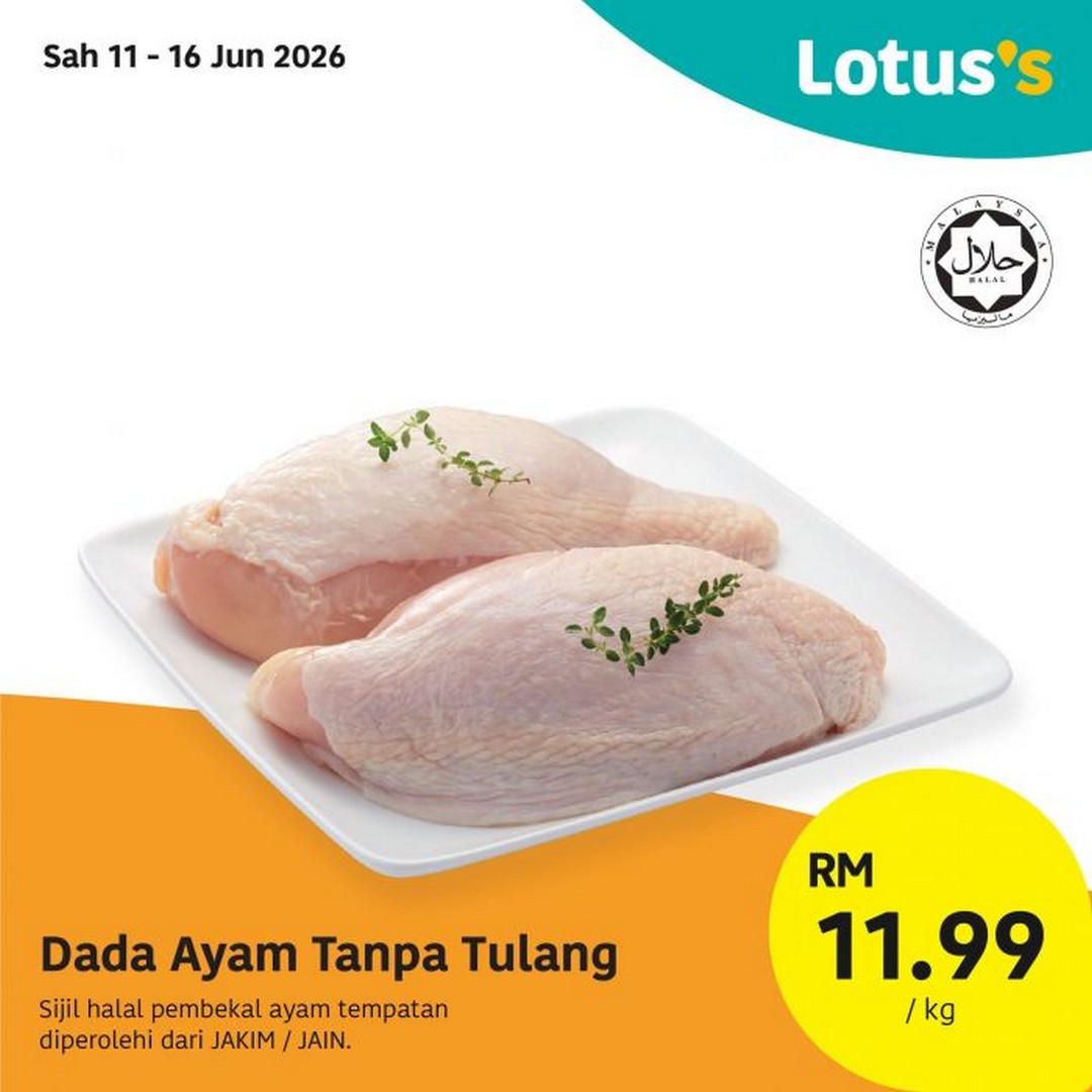 Lotuss-Banyak-Murah-Sale-Promotion-9 11 June – 1 July 2026: Lotus's Banyak Murah Sale Promotion – 10kg Rice from RM29.50, Fresh Chicken RM11.99/kg and Huge Savings on Groceries, Household Essentials, Apparel and More Across Malaysia