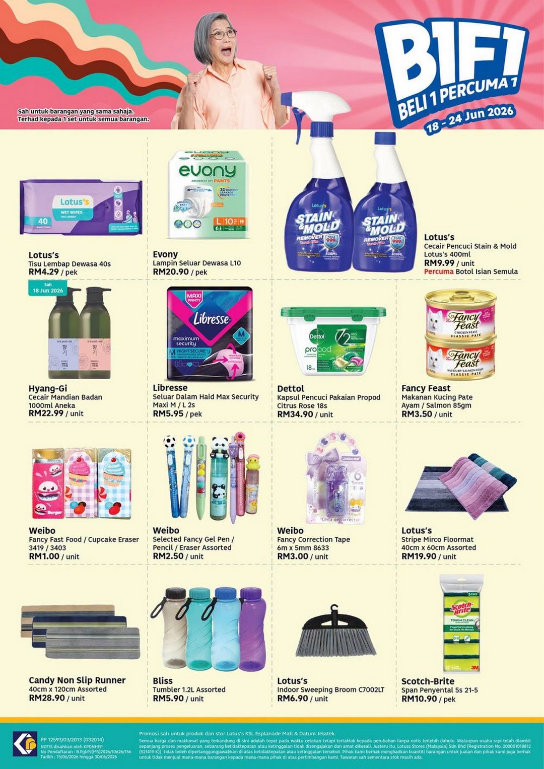 Lotuss-Buy-1-Free-1-Promotion-Massive-Grocery-Household-Essentials-1 18-24 June 2026: Lotus’s Buy 1 Free 1 Promotion: Massive Grocery & Household Essentials B1F1 Savings Sale in Malaysia