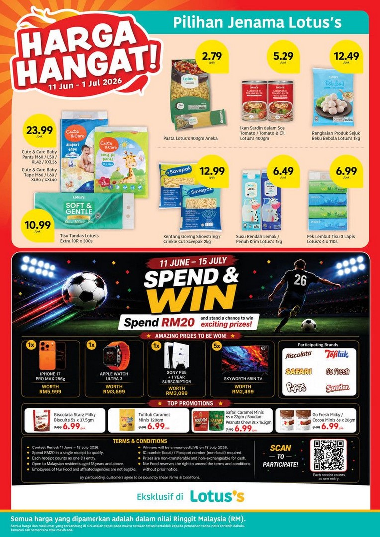 Lotuss-Harga-Hangat-Promotion-Spend-and-Win-Contest-5 11-24 June 2026: Lotus's Harga Hangat Promotion & Spend and Win Contest – Enjoy Massive Savings and Stand a Chance to Win an iPhone 17 Pro Max