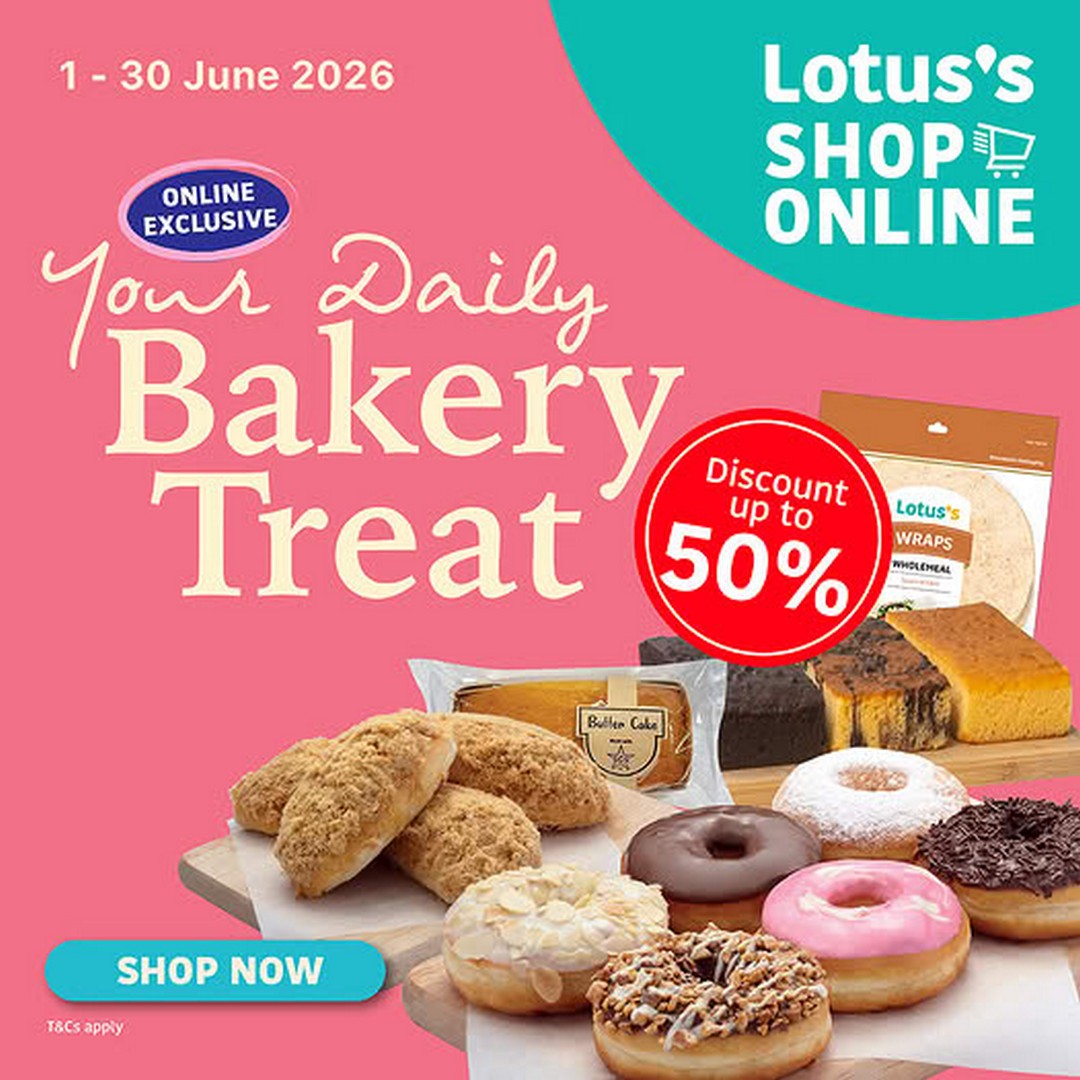 Lotuss-Malaysia-Bakery-Promotion-–-Buy-1-Free-1-and-Save-Up-to-26 1-30 June 2026: Lotus’s Malaysia Bakery Promotion – Buy 1 Free 1 and Save Up to 26% on Your Favourite Fresh Bakes Online