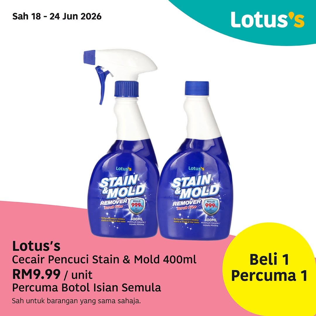 Lotuss-Malaysia-Buy-1-Free-1-Promotion-Grocery-Savings-Everyday-Essentials-15 18 June 2026: Lotus’s Malaysia, Buy 1 Free 1 Promotion, Grocery Savings & Everyday Essentials Deal Across Malaysia