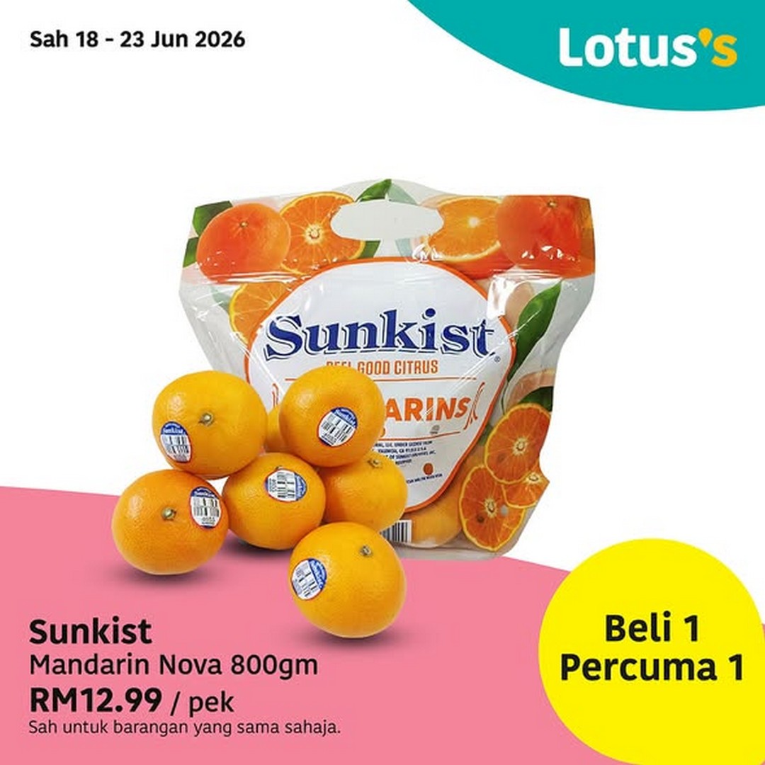 Lotuss-Malaysia-Buy-1-Free-1-Promotion-Grocery-Savings-Everyday-Essentials-2 18 June 2026: Lotus’s Malaysia, Buy 1 Free 1 Promotion, Grocery Savings & Everyday Essentials Deal Across Malaysia
