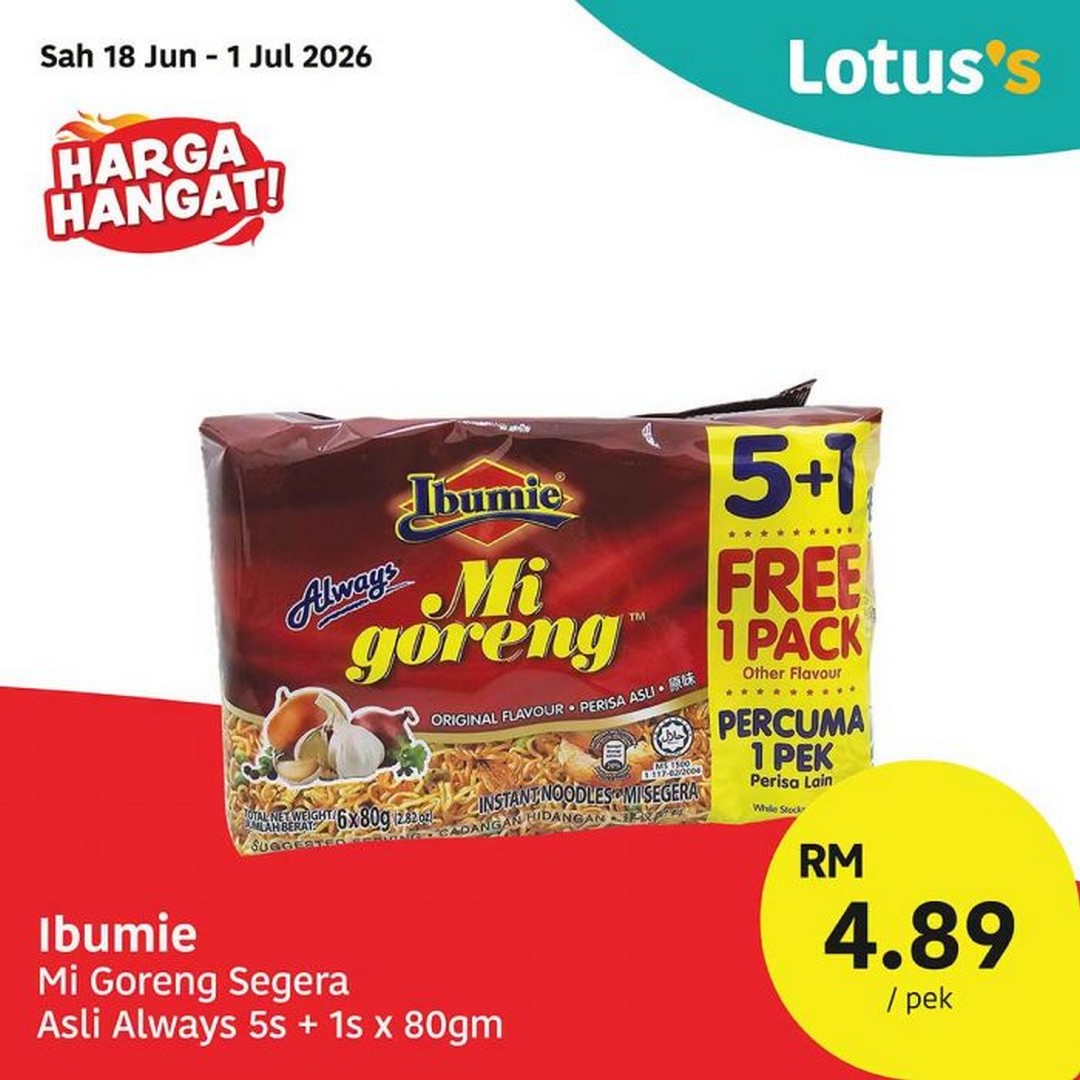 Lotuss-Malaysia-Harga-Hangat-Sale-Groceries-Promotion-2-1 18 June–1 July 2026: Lotus’s Malaysia, Harga Hangat Sale Groceries Promotion with Essential Household Deals from RM3.29