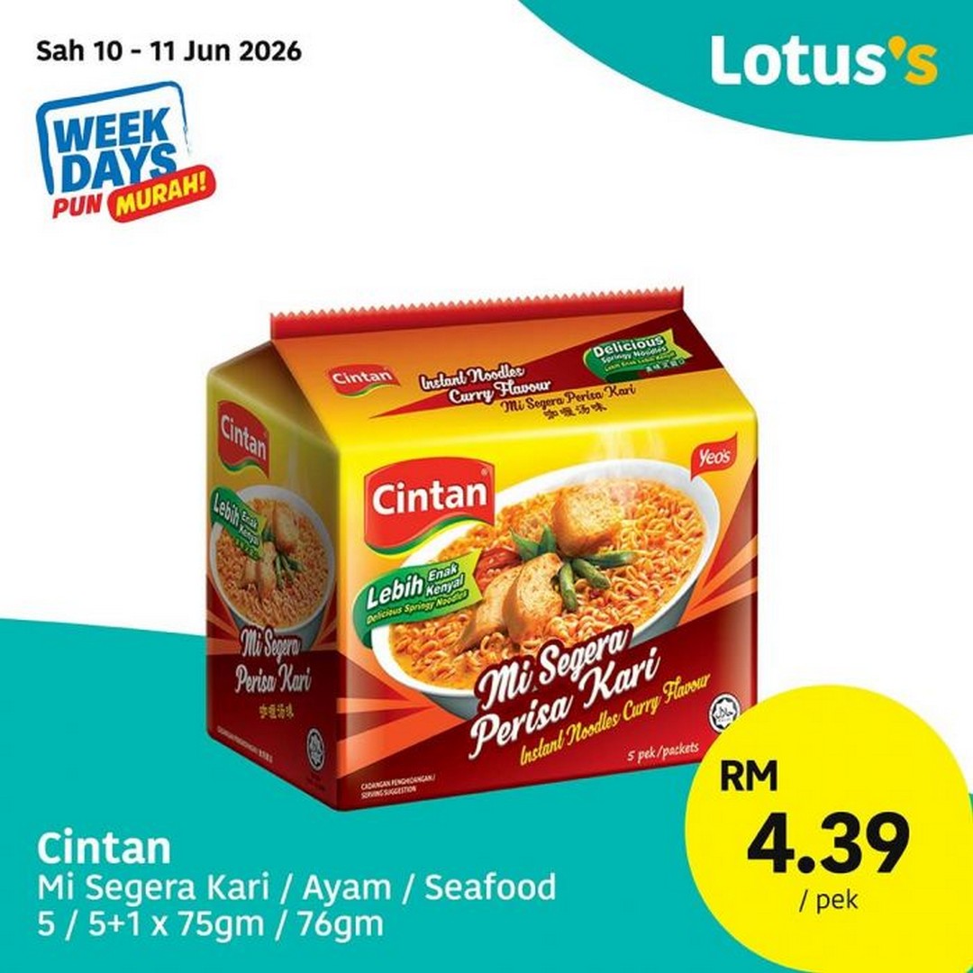 Lotuss-Malaysia-Weekday-Grocery-Sale-Promotion-4 10–17 June 2026: Lotus’s Malaysia, Weekday Grocery Sale Promotion, Fresh Essentials from RM1.89