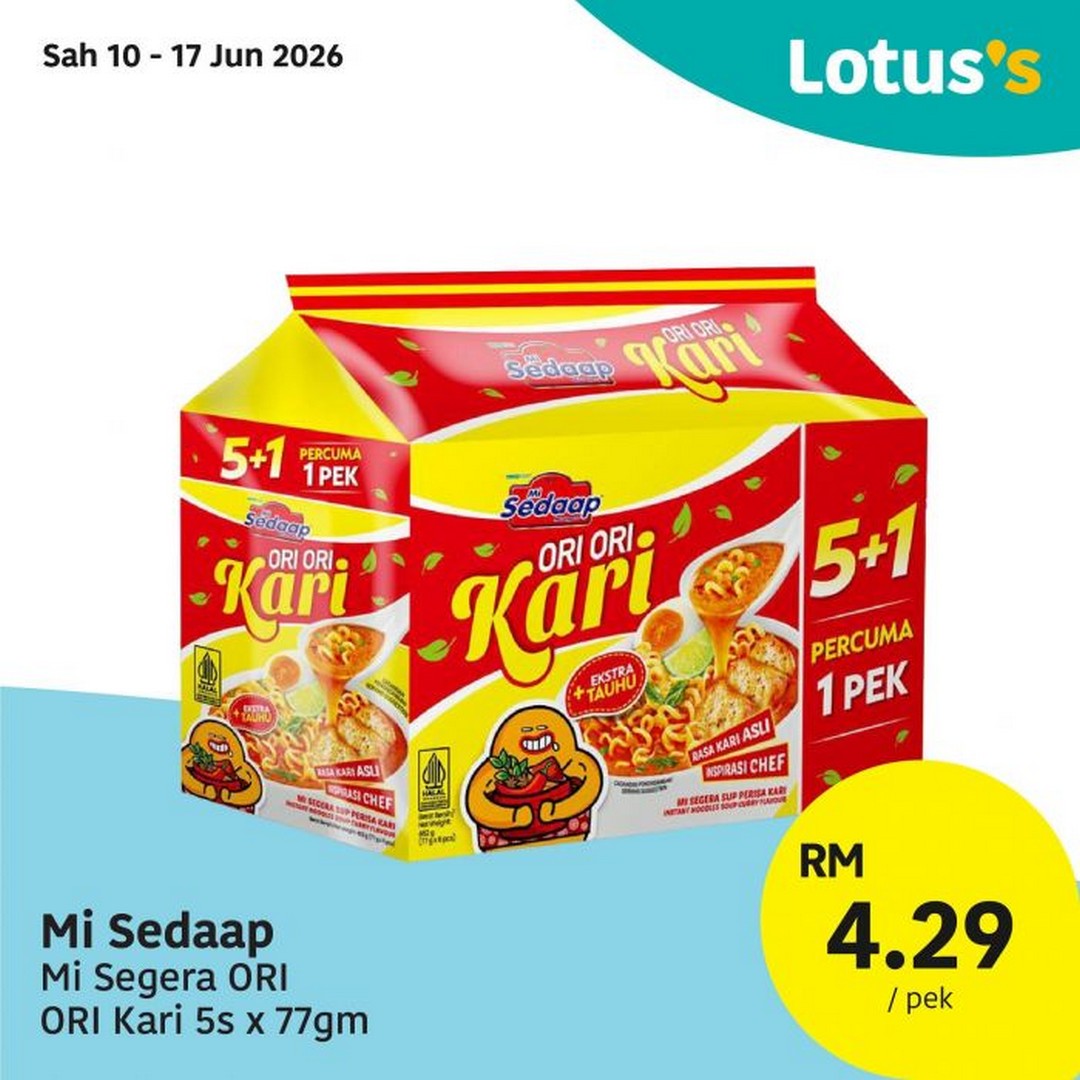 Lotuss-Promosi-Hangat-Mega-Grocery-Sale-7 10-17 June 2026: Lotus’s Promosi Hangat Mega Grocery Sale Fresh Deals from RM1.59 | Fresh Groceries, Pantry Staples and Household Essentials Discount Campaign