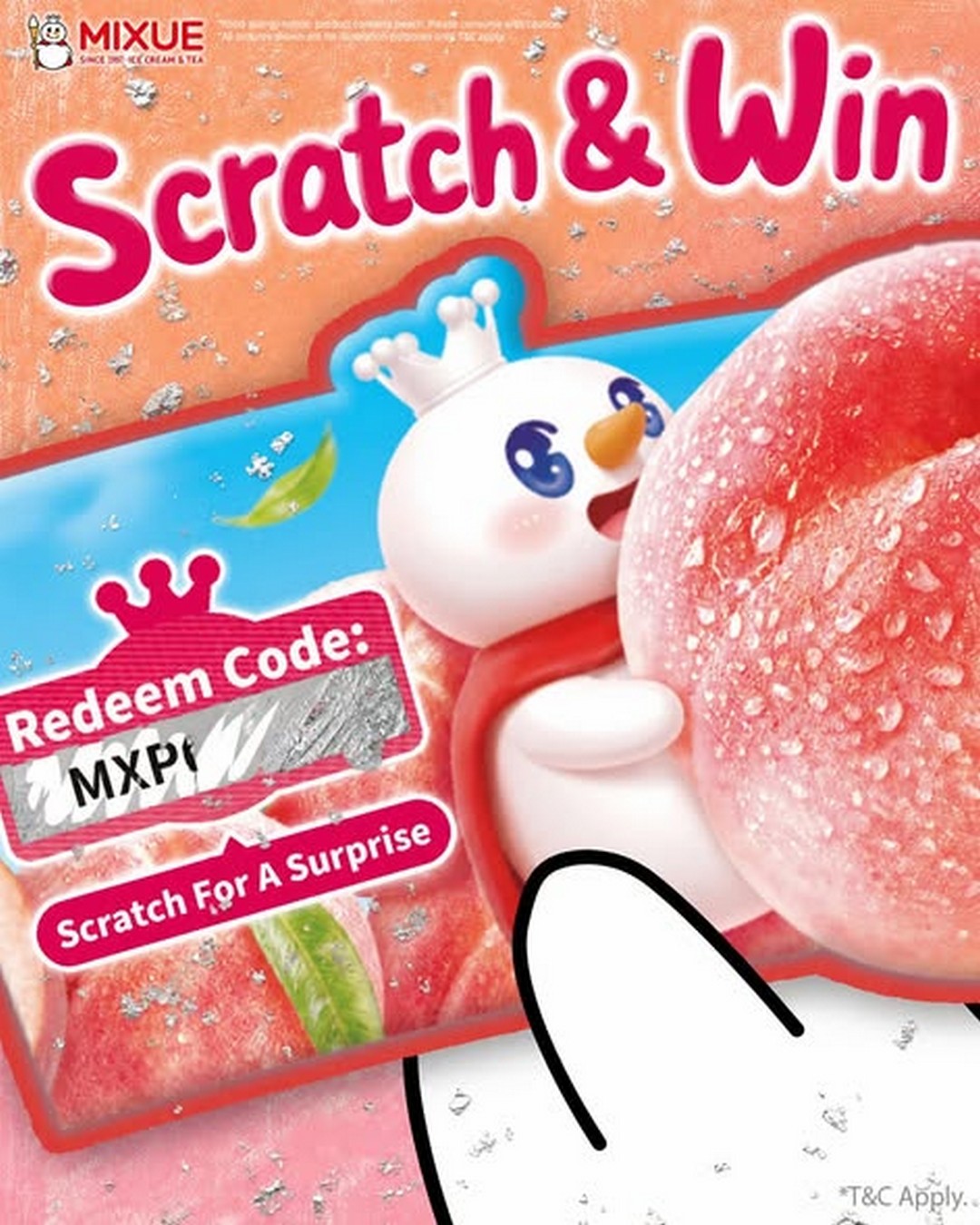 MIXUE-Malaysia-Strawberry-Bobo-Peach-Bobo-Promotion 1–30 June 2026: MIXUE Malaysia Strawberry Bobo & Peach Bobo Promotion – Buy New Drinks and Stand a Chance to Win FREE Ice Cream for 1 Year