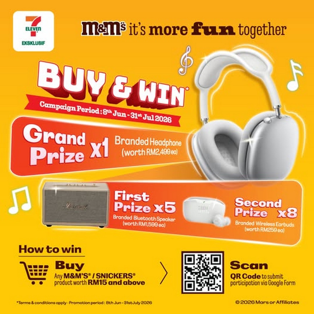 MMS-Malaysia-and-SNICKERS-7-Eleven-Promotion 8 June – 31 July 2026: M&M’S Malaysia and SNICKERS 7-Eleven Promotion – Spend RM15 and Stand a Chance to Win Exciting Prizes