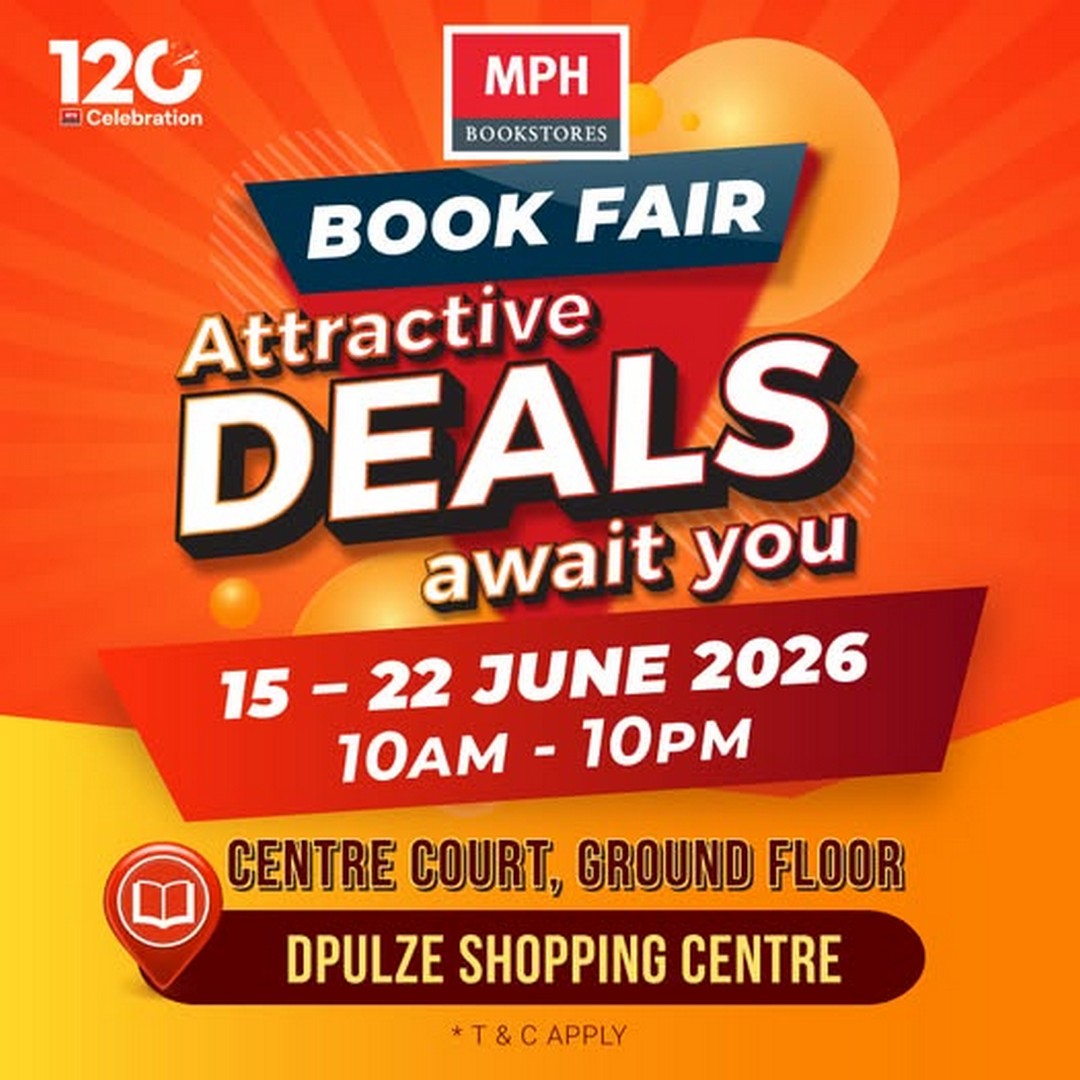 MPH-Bookstores-120th-Anniversary-Book-Fair-Promotion 15–22 June 2026: MPH Bookstores 120th Anniversary Book Fair Promotion at DPULZE Cyberjaya – Fantastic Deals for Book Lovers