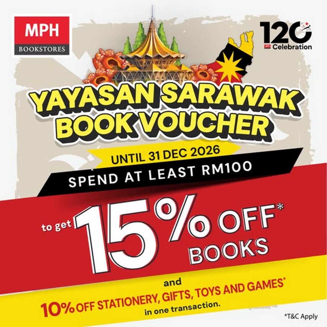 MPH-Bookstores-Sarawak-Student-Book-Voucher-Promotion Now till 31 December 2026: MPH Bookstores Sarawak Student Book Voucher Promotion, Save on Books, Stationery, Gifts and Study Essentials Deal