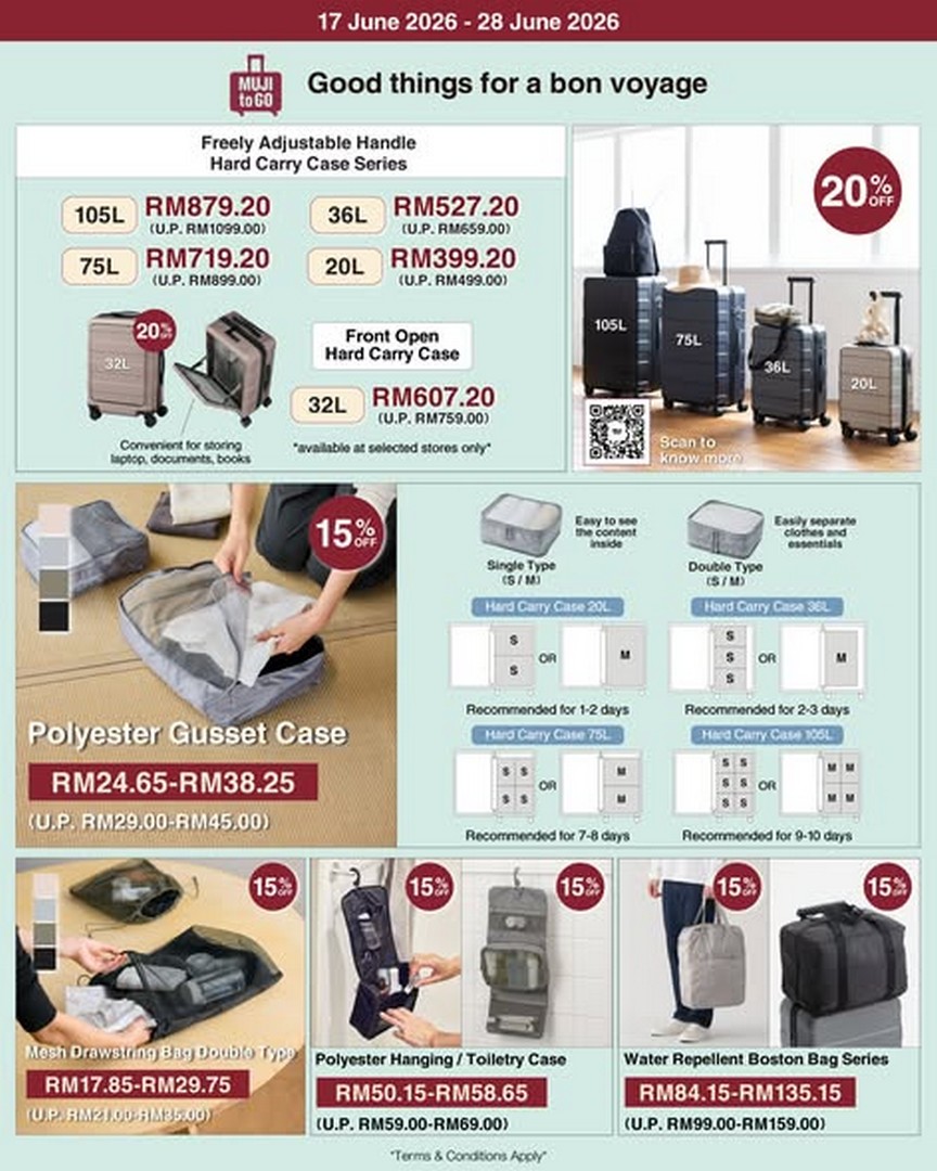MUJI-Malaysia-MUJI-to-GO-Travel-Essentials-Promotion-2 17-28 June 2026: MUJI Malaysia MUJI to GO Travel Essentials Promotion – Save on Travel Organisers, Neck Cushions, Carry Cases and More Before Your Next Trip