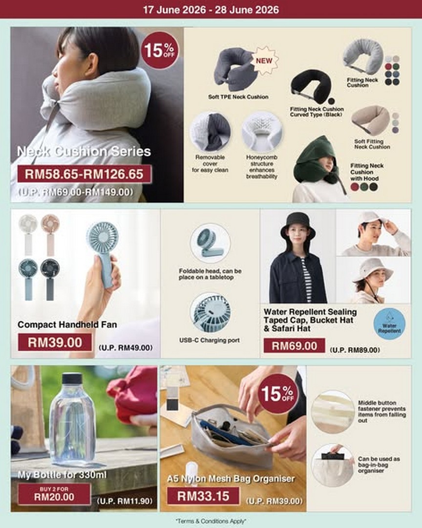 MUJI-Malaysia-MUJI-to-GO-Travel-Essentials-Promotion-3 17-28 June 2026: MUJI Malaysia MUJI to GO Travel Essentials Promotion – Save on Travel Organisers, Neck Cushions, Carry Cases and More Before Your Next Trip