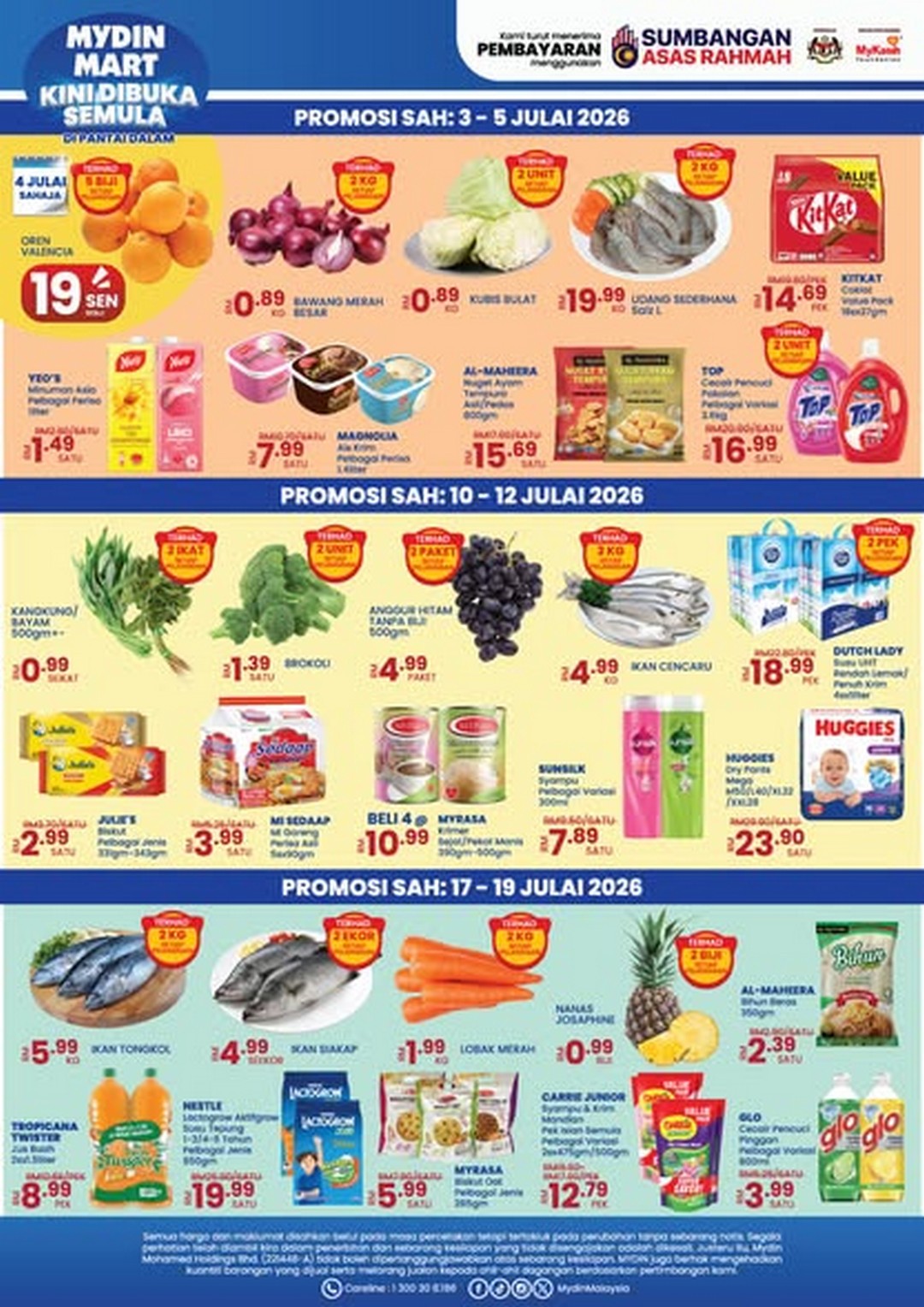 MYDIN-Malaysia-Deep-Beach-Reopening-Promotion-1 24 June – 18 July 2026: MYDIN Malaysia Deep Beach Reopening Promotion – RM1 Chicken, 19 Sen Fuji Apples and More Amazing Deals