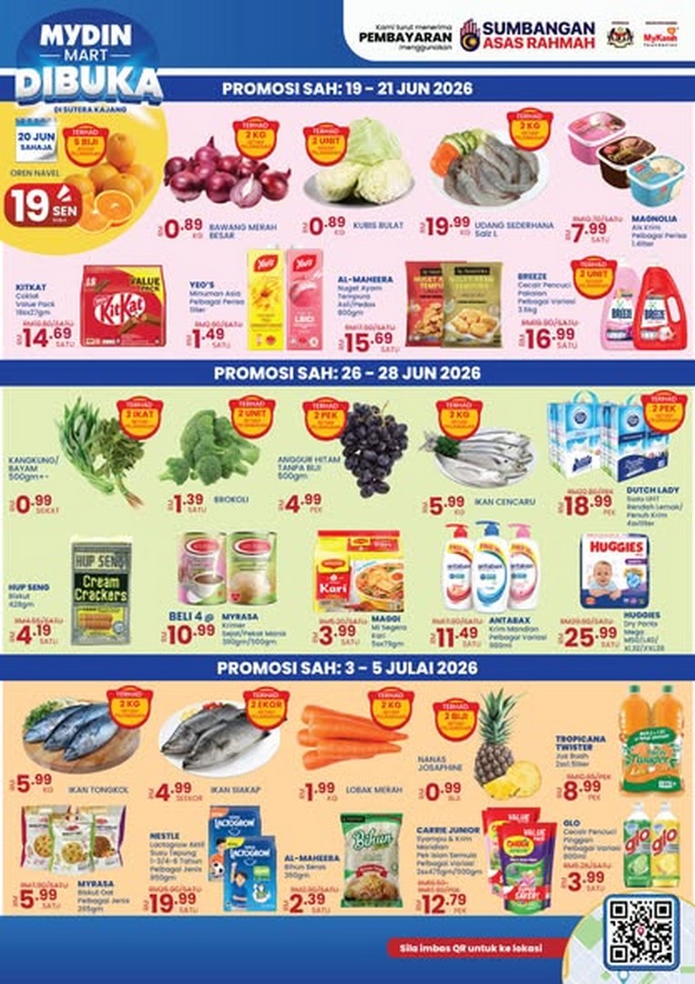 MYDIN-Malaysia-Kajang-Silk-Mart-Opening-Promotion-1 11 June 2026 Onward: MYDIN Malaysia Kajang Silk Mart Opening Promotion – Enjoy Incredible Deals, RM1 Chicken, 19 Sen Fuji Apples and Exclusive Member Rewards