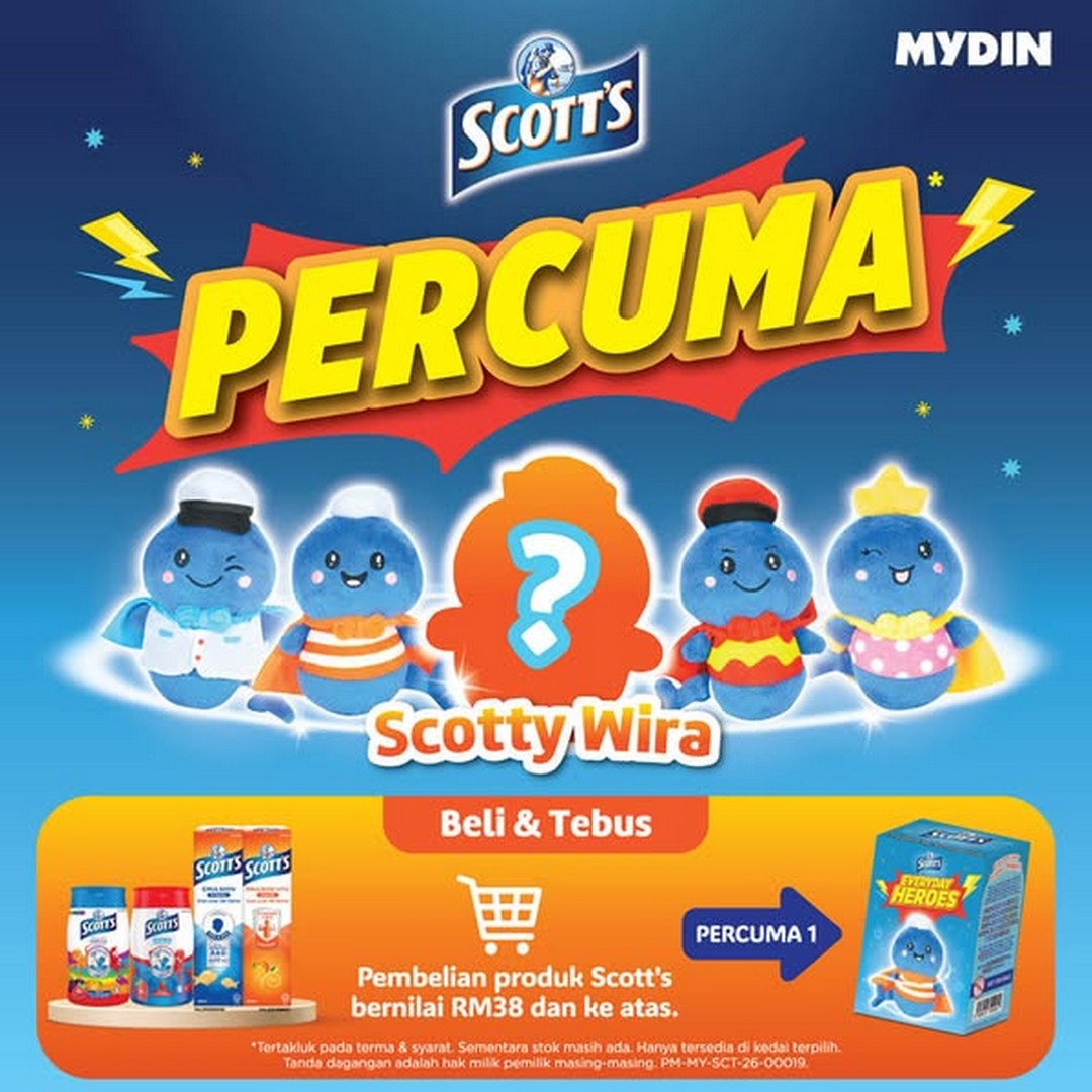 MYDIN-Malaysia-Scotts-Blind-Box-Scotty-the-Hero-Promotion-3 19 June 2026 onwards: MYDIN Malaysia Scott’s Blind Box “Scotty the Hero” Promotion – Spend RM38 and Get a FREE Exclusive Collectible Blind Box
