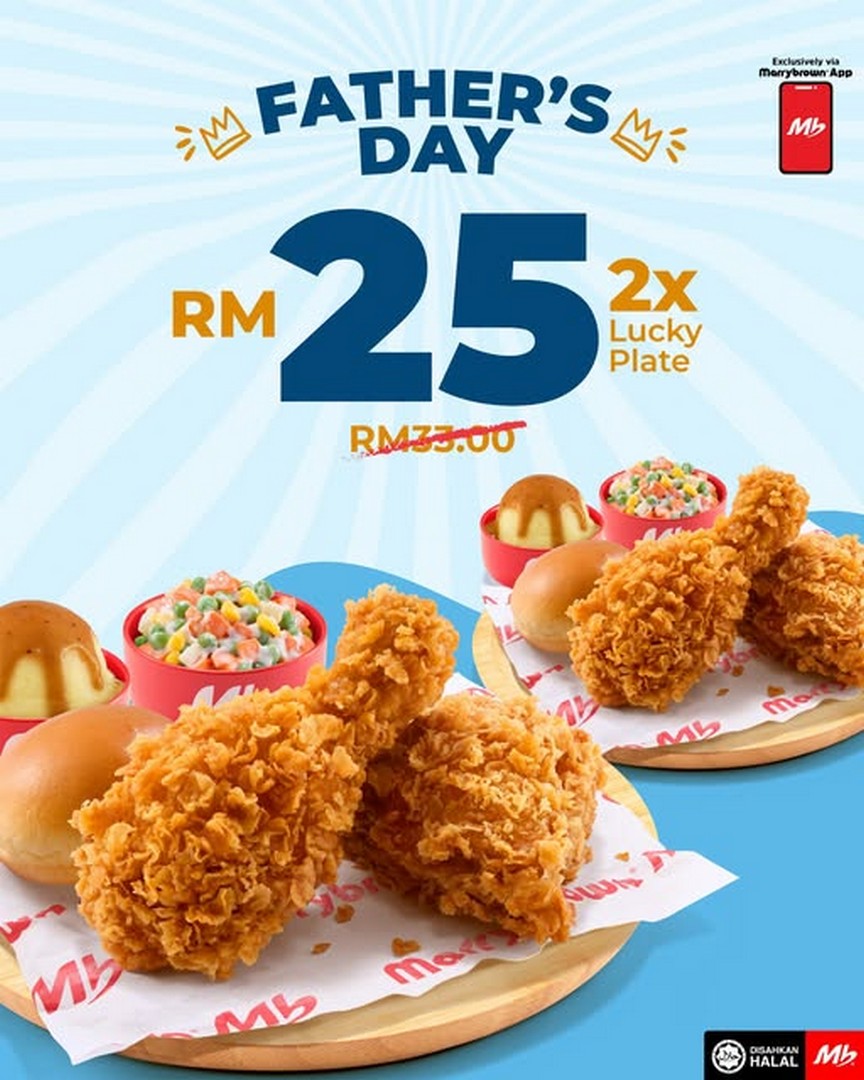 Marrybrown-Fathers-Day-Lucky-Plate-Promotion 19-21 June 2026: Marrybrown Father’s Day Lucky Plate Promotion, Limited-Time Value Meal Deal for Dine-in and Takeaway