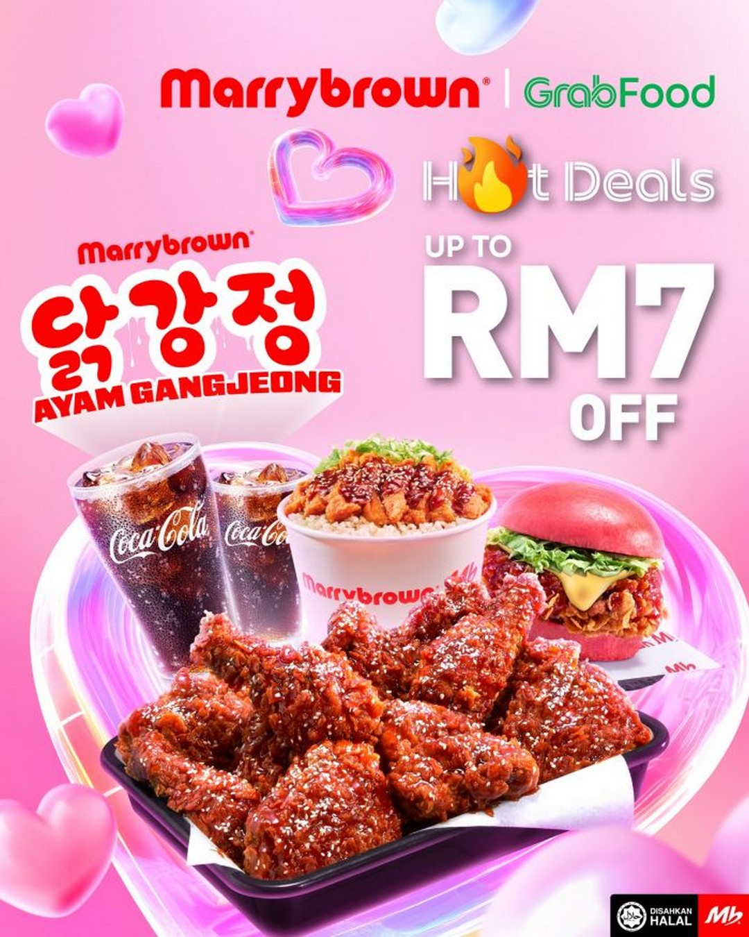 Marrybrown-GrabFood-HotDeals-Promotion 1-30 June 2026: Marrybrown GrabFood HotDeals Promotion – Enjoy Up to RM7 OFF on Ayam Gangjeong and Favourite Meals Delivered Across Malaysia