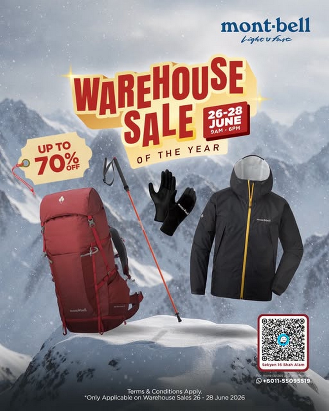 Montbell-Malaysia-Warehouse-Sale-2026-Outdoor-Gear-Clearance-Sale 26–28 June 2026: Montbell Malaysia Warehouse Sale 2026, Outdoor Gear Clearance Sale in Shah Alam with Up to 70% Off