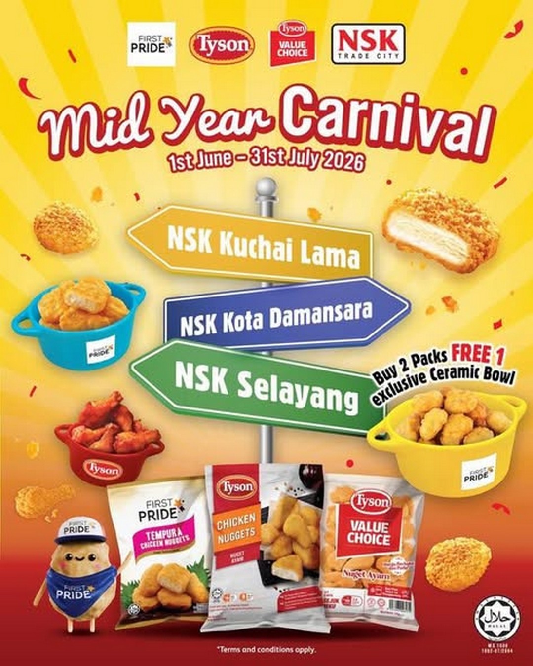 NSK-Trade-City-Mid-Year-Carnival-First-Pride-Roadshow-Promotion 1 June–31 July 2026: NSK Trade City Mid-Year Carnival, First Pride Roadshow Promotion & Free Gift Giveaway Across Selected Outlets