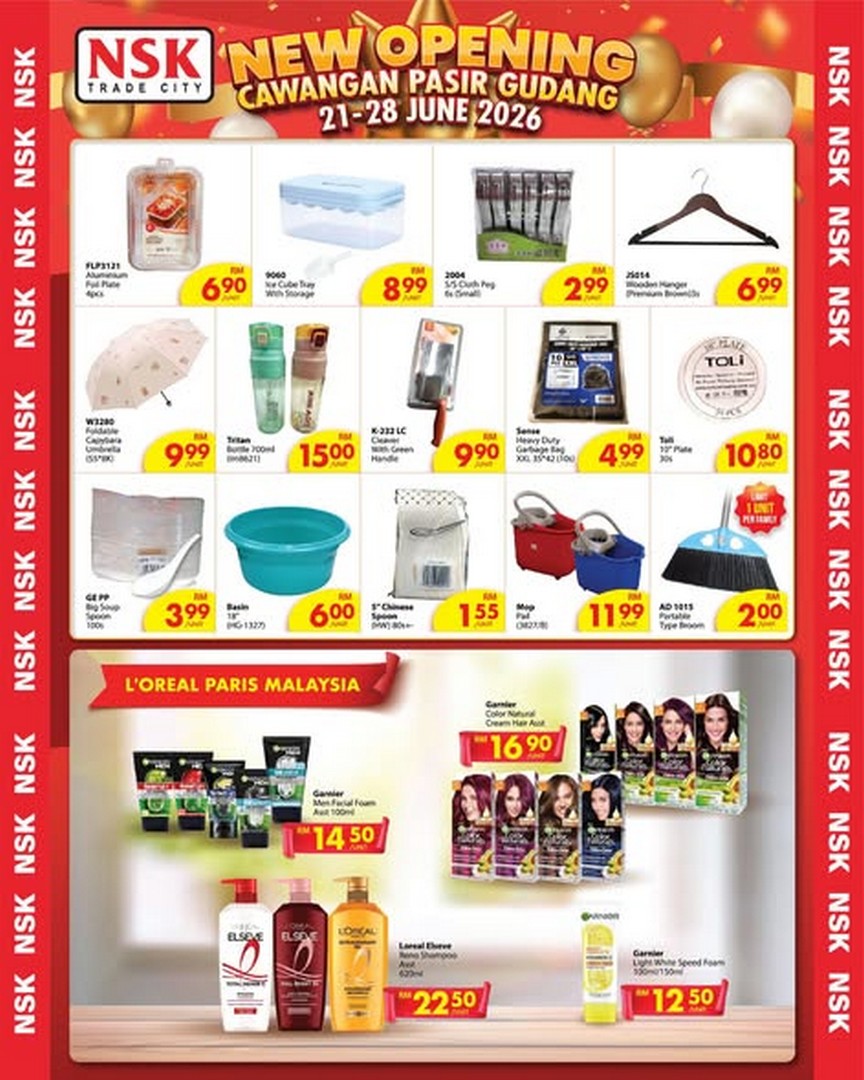 NSK-Trade-City-Pasir-Gudang-Grand-Opening-Promotion-1 21–28 June 2026: NSK Trade City Pasir Gudang Grand Opening Promotion – Exciting Deals, Happy Hour Specials and Massive Savings Across Multiple Categories