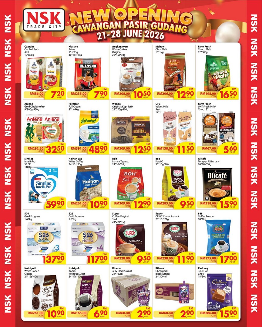 NSK-Trade-City-Pasir-Gudang-Grand-Opening-Promotion-15 21–28 June 2026: NSK Trade City Pasir Gudang Grand Opening Promotion – Exciting Deals, Happy Hour Specials and Massive Savings Across Multiple Categories