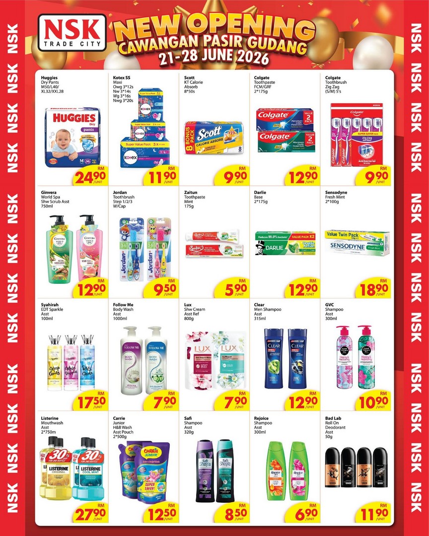 NSK-Trade-City-Pasir-Gudang-Grand-Opening-Promotion-18 21–28 June 2026: NSK Trade City Pasir Gudang Grand Opening Promotion – Exciting Deals, Happy Hour Specials and Massive Savings Across Multiple Categories
