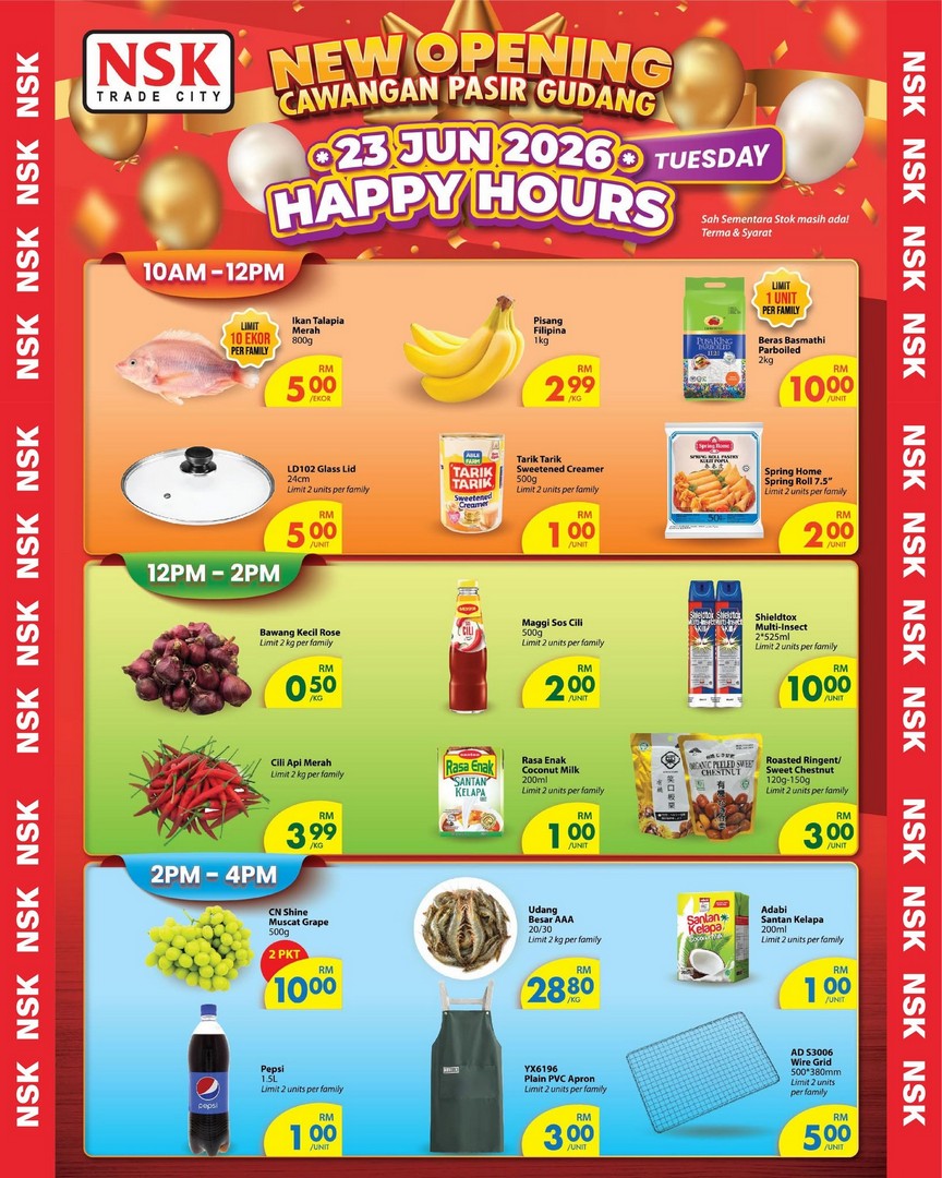 NSK-Trade-City-Pasir-Gudang-Grand-Opening-Promotion-4 21–28 June 2026: NSK Trade City Pasir Gudang Grand Opening Promotion – Exciting Deals, Happy Hour Specials and Massive Savings Across Multiple Categories