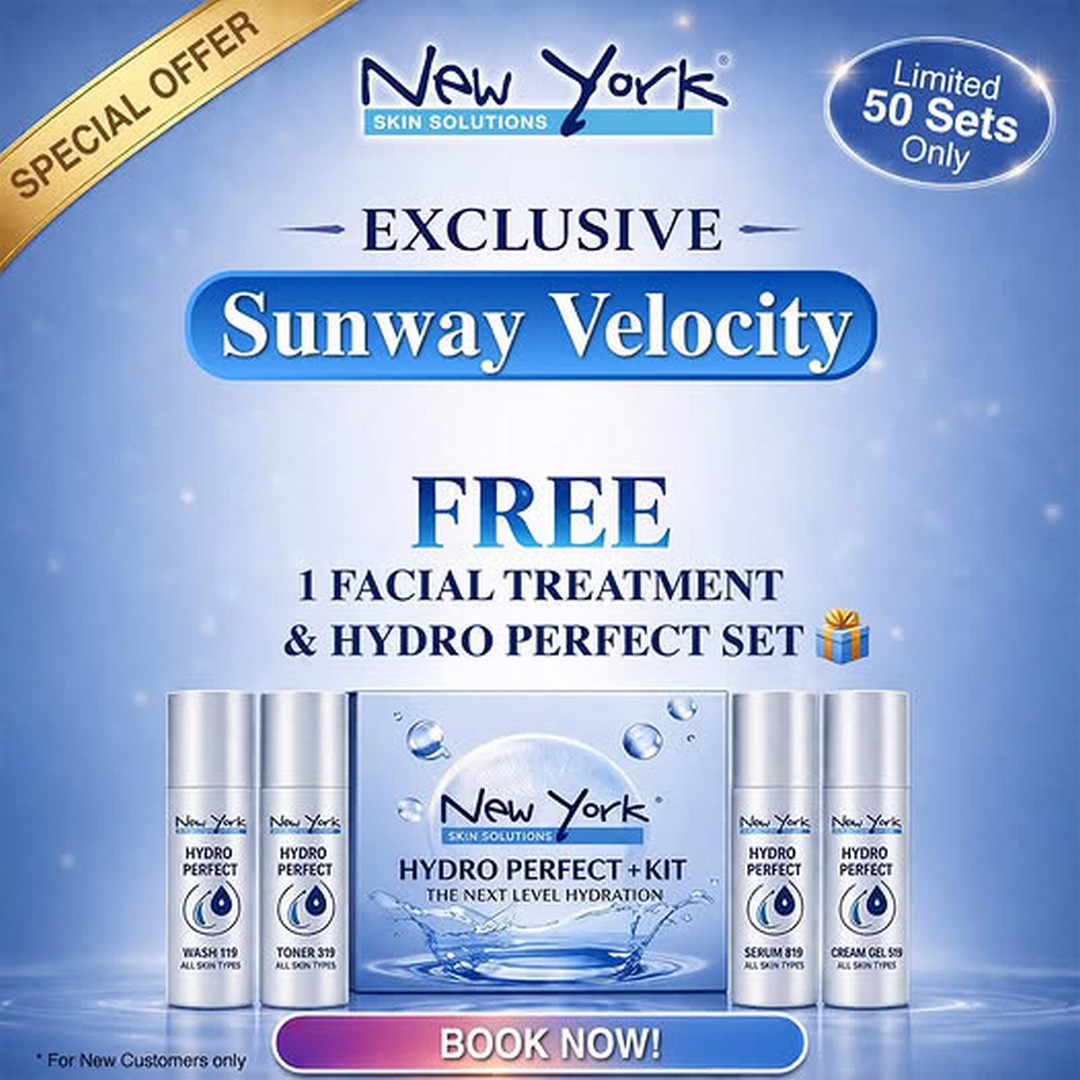 New-York-Skin-Solutions-Malaysia-Cheras-FREE-Facial-Treatment 3 June 2026 onwards: New York Skin Solutions Malaysia Cheras FREE Facial Treatment and Hydro Perfect Set Promotion for New Customers