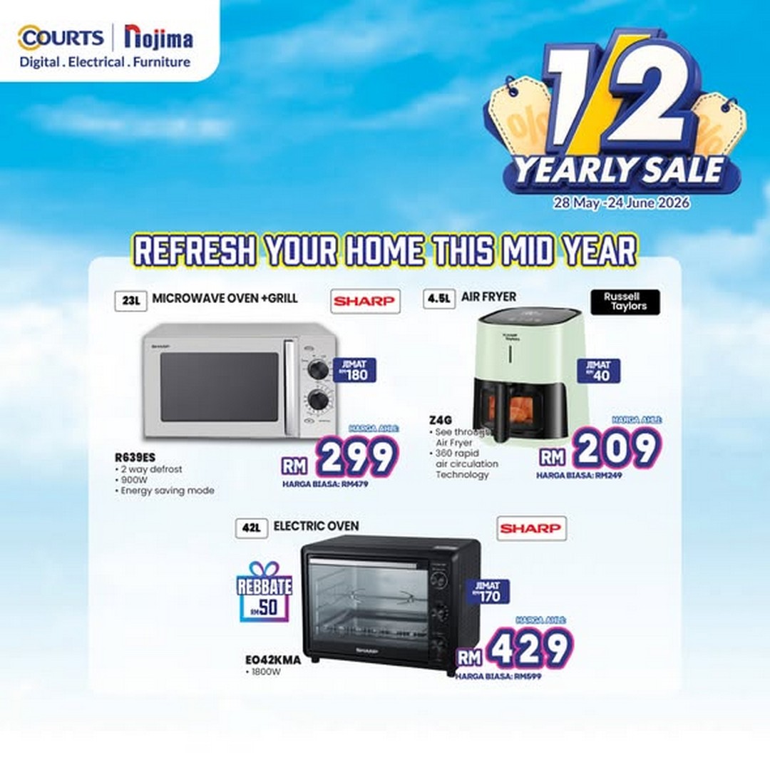 Nojima-Malaysia-Small-Upgrade-Big-Difference-Sale-2 28 May–24 June 2026: Nojima Malaysia, Small Upgrade Big Difference Sale Promotion at LaLaport BBCC with Up to 10% OFF SPayLater and EZ Exchange Deals from RM9
