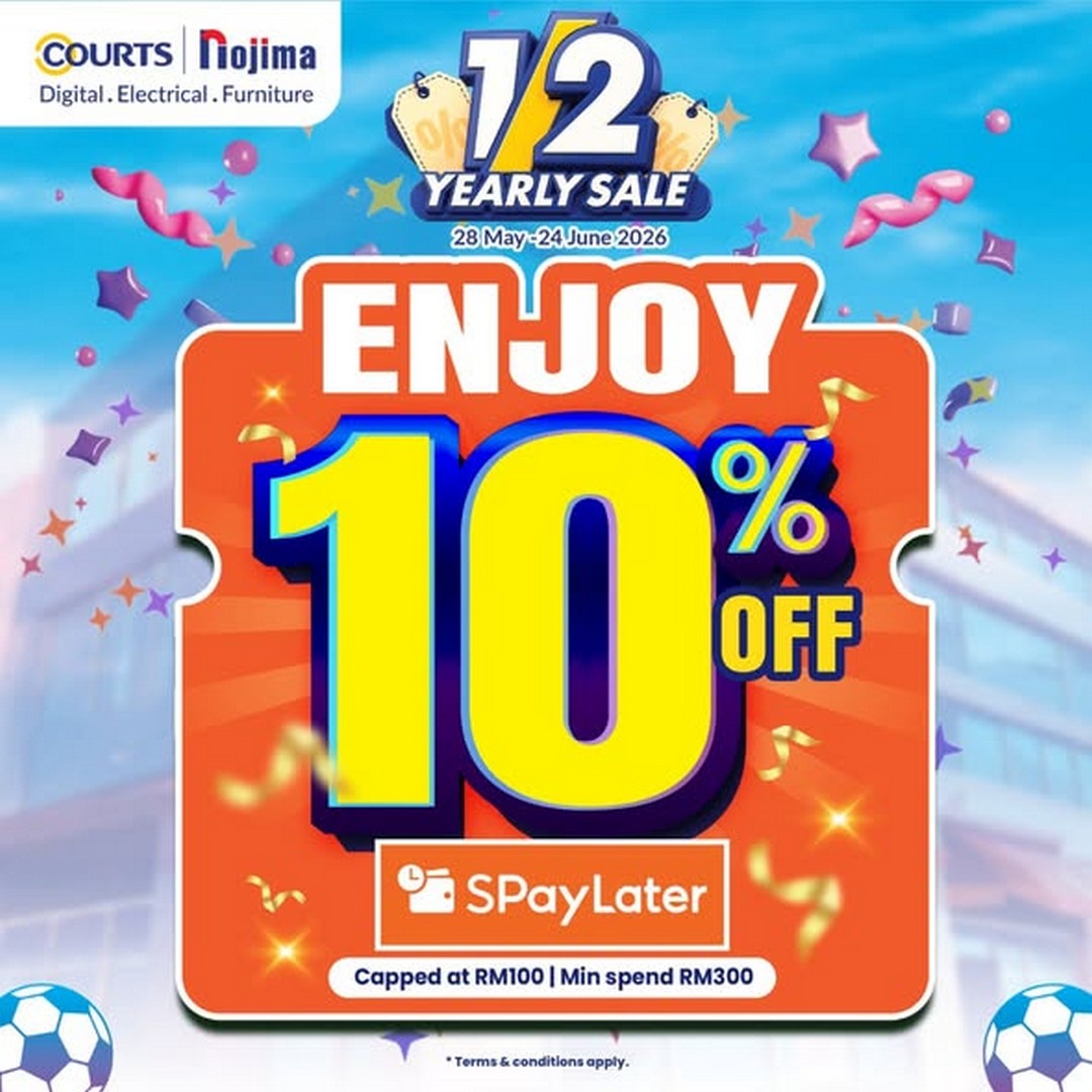 Nojima-Malaysia-Small-Upgrade-Big-Difference-Sale 28 May–24 June 2026: Nojima Malaysia, Small Upgrade Big Difference Sale Promotion at LaLaport BBCC with Up to 10% OFF SPayLater and EZ Exchange Deals from RM9