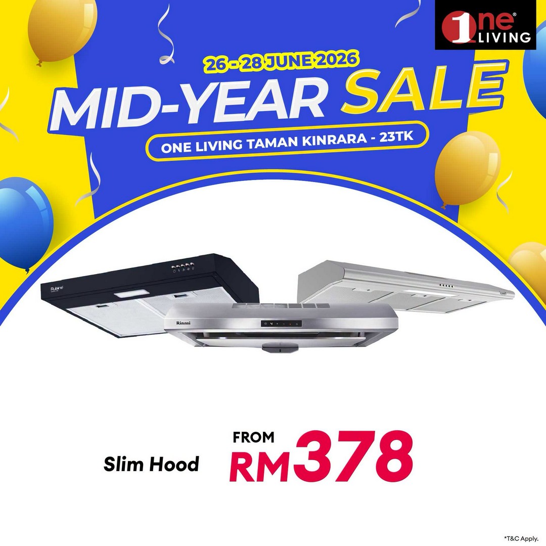 One-Living-Malaysia-Mid-Year-Sale-Promotion-at-Taman-Kinrara-13 26–28 June 2026: One Living Malaysia Mid Year Sale Promotion at Taman Kinrara – Huge Savings on Kitchen Appliances, Refrigerators and Home Essentials