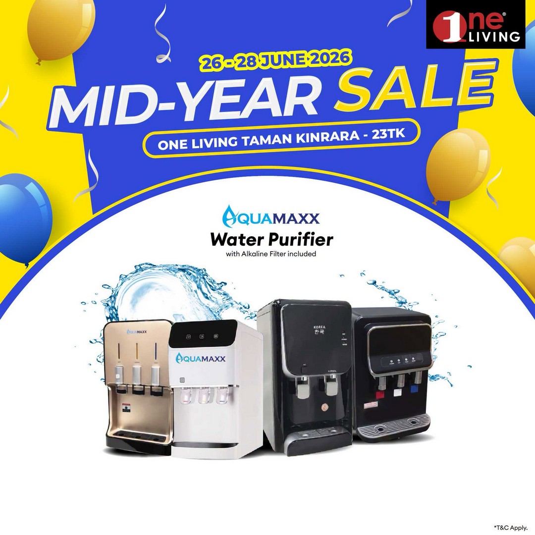 One-Living-Malaysia-Mid-Year-Sale-Promotion-at-Taman-Kinrara-4 26–28 June 2026: One Living Malaysia Mid Year Sale Promotion at Taman Kinrara – Huge Savings on Kitchen Appliances, Refrigerators and Home Essentials