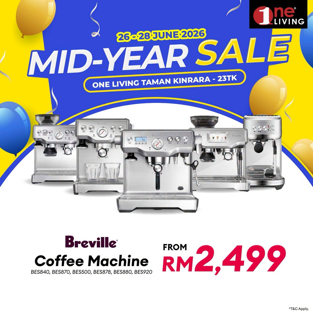 One-Living-Malaysia-Mid-Year-Sale-Promotion-at-Taman-Kinrara-7 26–28 June 2026: One Living Malaysia Mid Year Sale Promotion at Taman Kinrara – Huge Savings on Kitchen Appliances, Refrigerators and Home Essentials