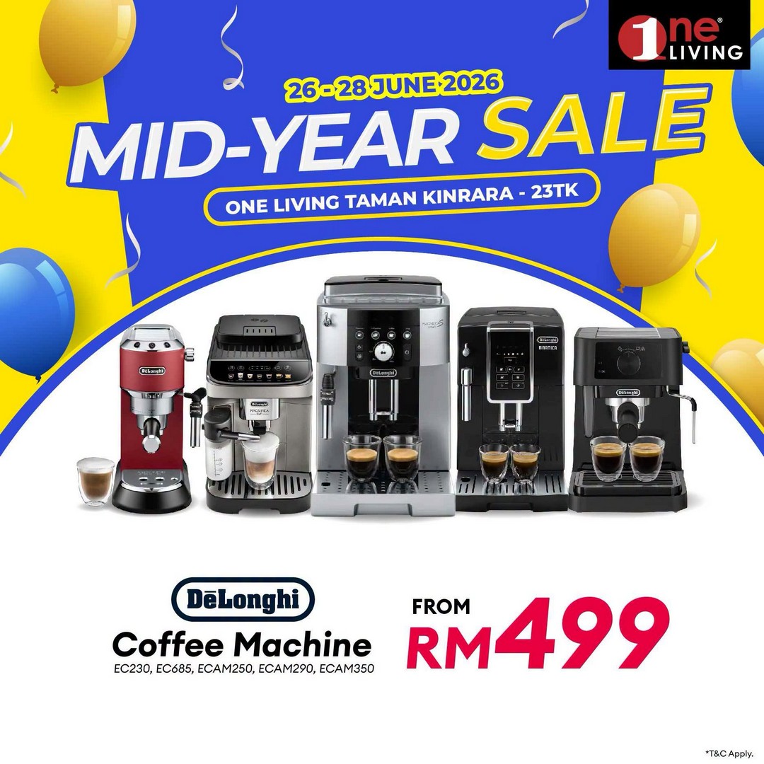 One-Living-Malaysia-Mid-Year-Sale-Promotion-at-Taman-Kinrara-8 26–28 June 2026: One Living Malaysia Mid Year Sale Promotion at Taman Kinrara – Huge Savings on Kitchen Appliances, Refrigerators and Home Essentials