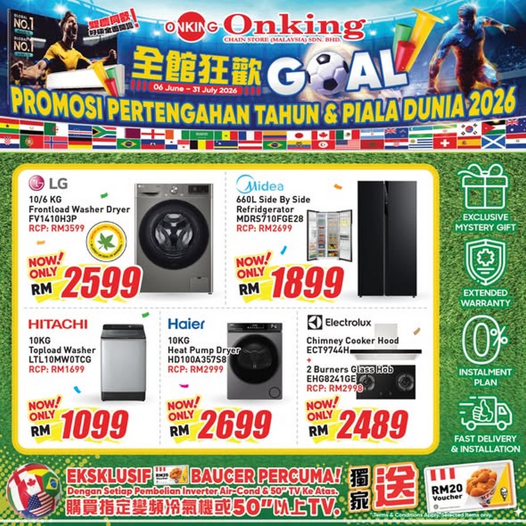 Onking-Malaysia-Bring-Stadium-Home-Mid-Year-Global-Cup-Sale-3 6 June–31 July 2026: Onking Malaysia: Bring Stadium Home Mid-Year & Global Cup Sale with Up to 50% Off Home Entertainment Deals