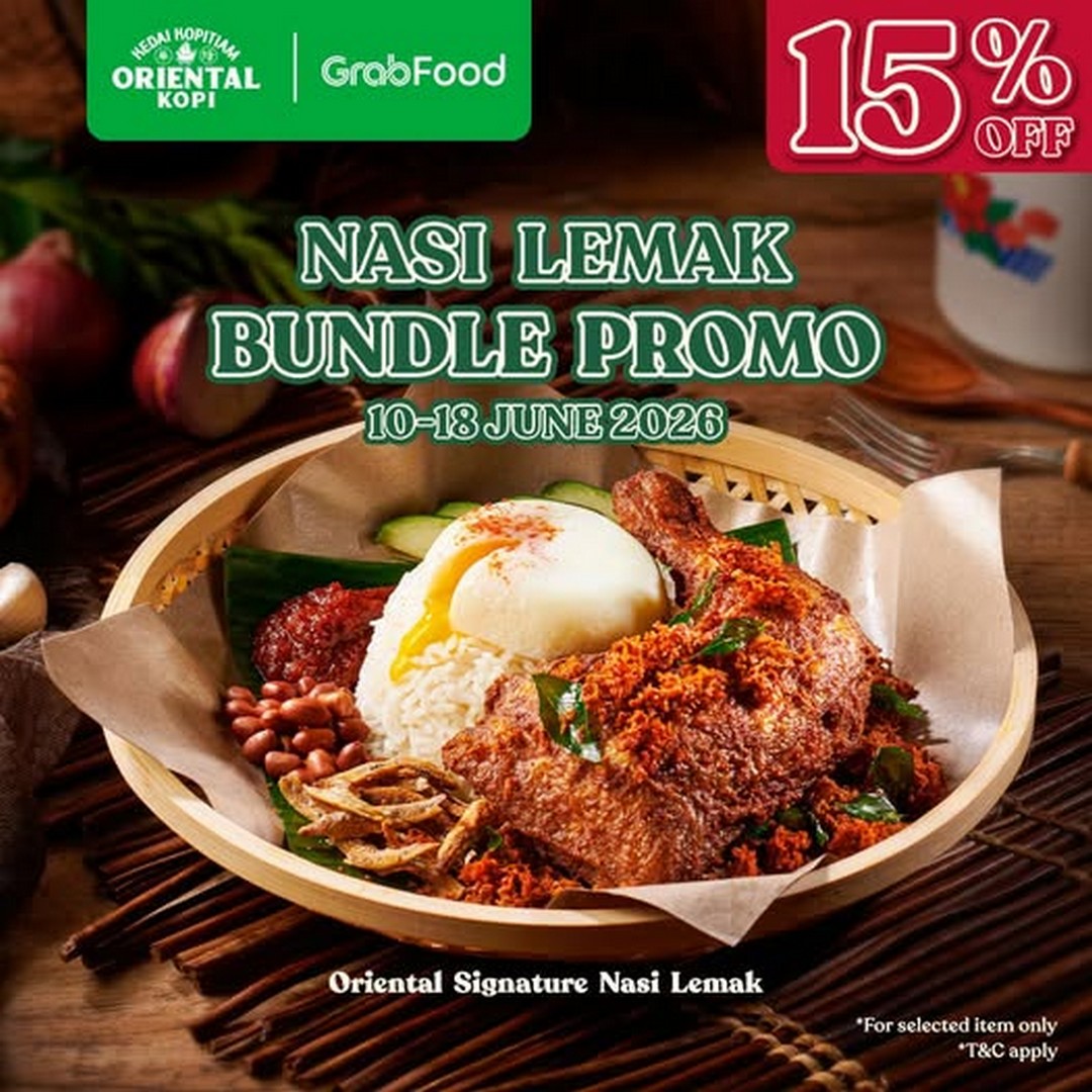 Oriental-Kopi-Oriental-Signature-Nasi-Lemak-Bundle-Promotion 10–18 June 2026: Oriental Kopi Oriental Signature Nasi Lemak Bundle Promotion – Enjoy 15% OFF via GrabFood Across Malaysia