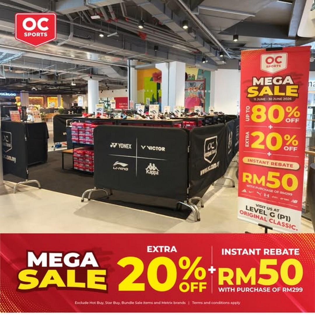 Original-Classic-at-Klippa-Shopping-Centre-Penang-Mega-Sale-1 11–30 June 2026: Original Classic at Klippa Shopping Centre Penang Mega Sale Madness – Up to 80% Off, Stackable Savings & RM50 Rebate Shopping Event