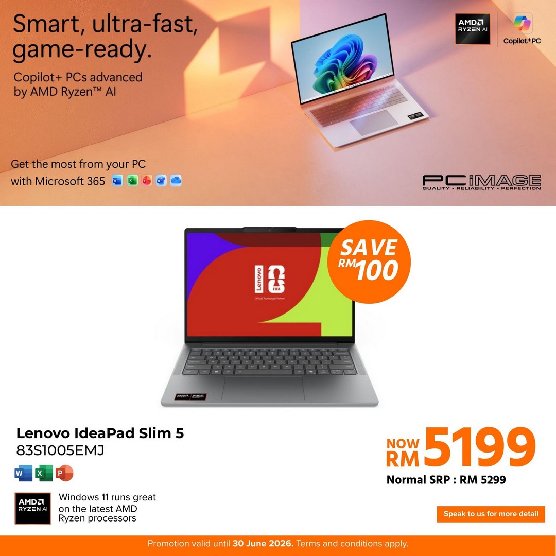 PC-Image-AMD-Ryzen-AI-Copilot-Laptop-Mega-Savings-Up-to-6-1 Now till 28 June 2026: Popular Book Malaysia, Bookfair Promotion at Kuching Sentral with Up to 50% Rebate, Free Voucher & Member Gifts