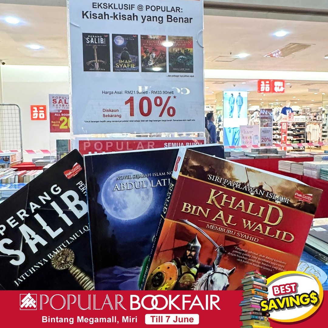 POPULAR-Bookfair-Bintang-Megamall-Miri-Promotion-8-1 27 May – 7 June 2026: POPULAR Bookfair Bintang Megamall Miri Promotion – Enjoy 20% Rebate on Books, RM5 Voucher Rewards, Up to 50% PWP Savings and Exclusive Member Gifts