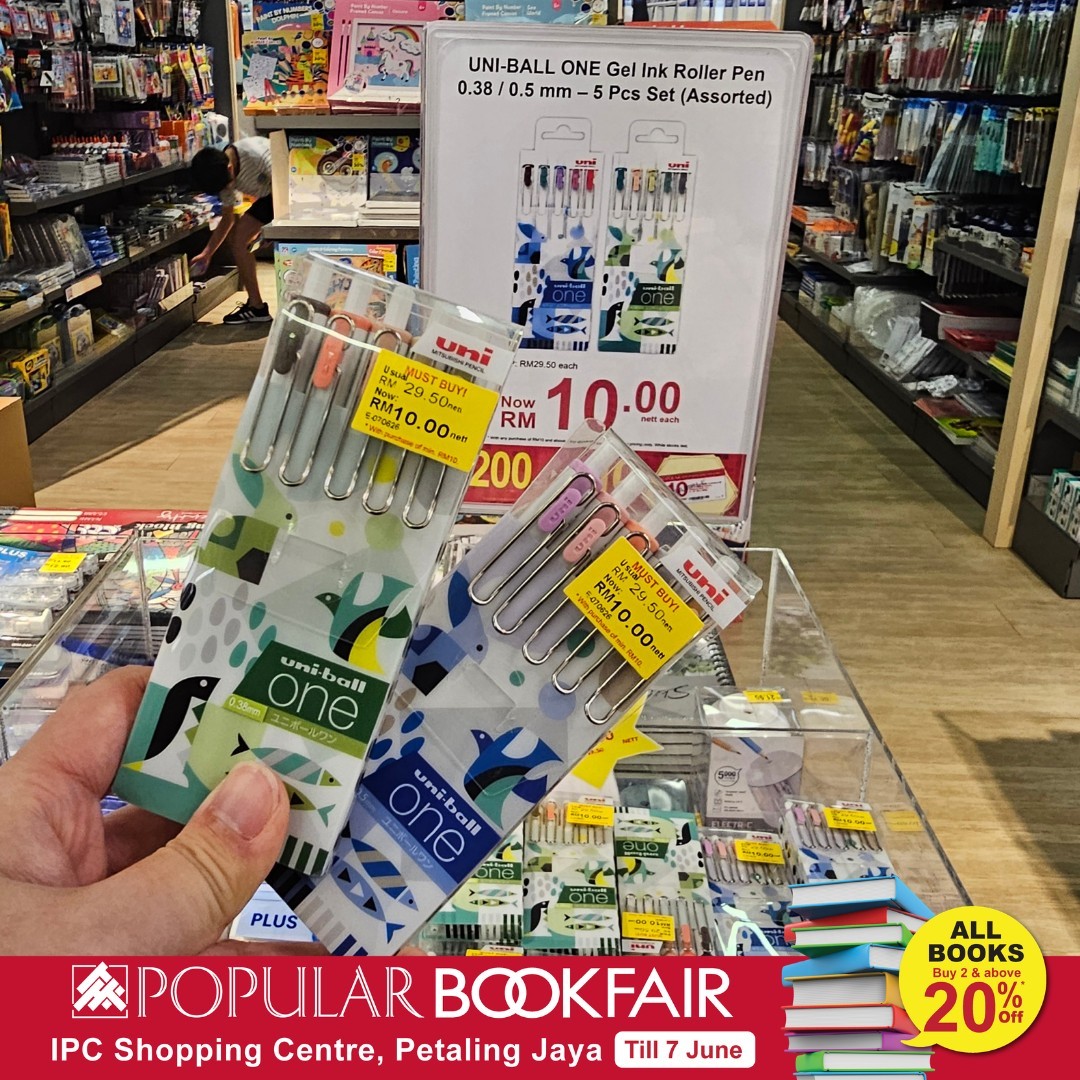 POPULAR-Bookfair-at-IPC-Shopping-Centre-Petaling-Jaya-Promotion-13 Now till 7 June 2026: POPULAR Bookfair at IPC Shopping Centre Petaling Jaya Promotion – Enjoy Up to 30% Off Books, Special RM15 English Books, RM10 Pens and Free Gifts