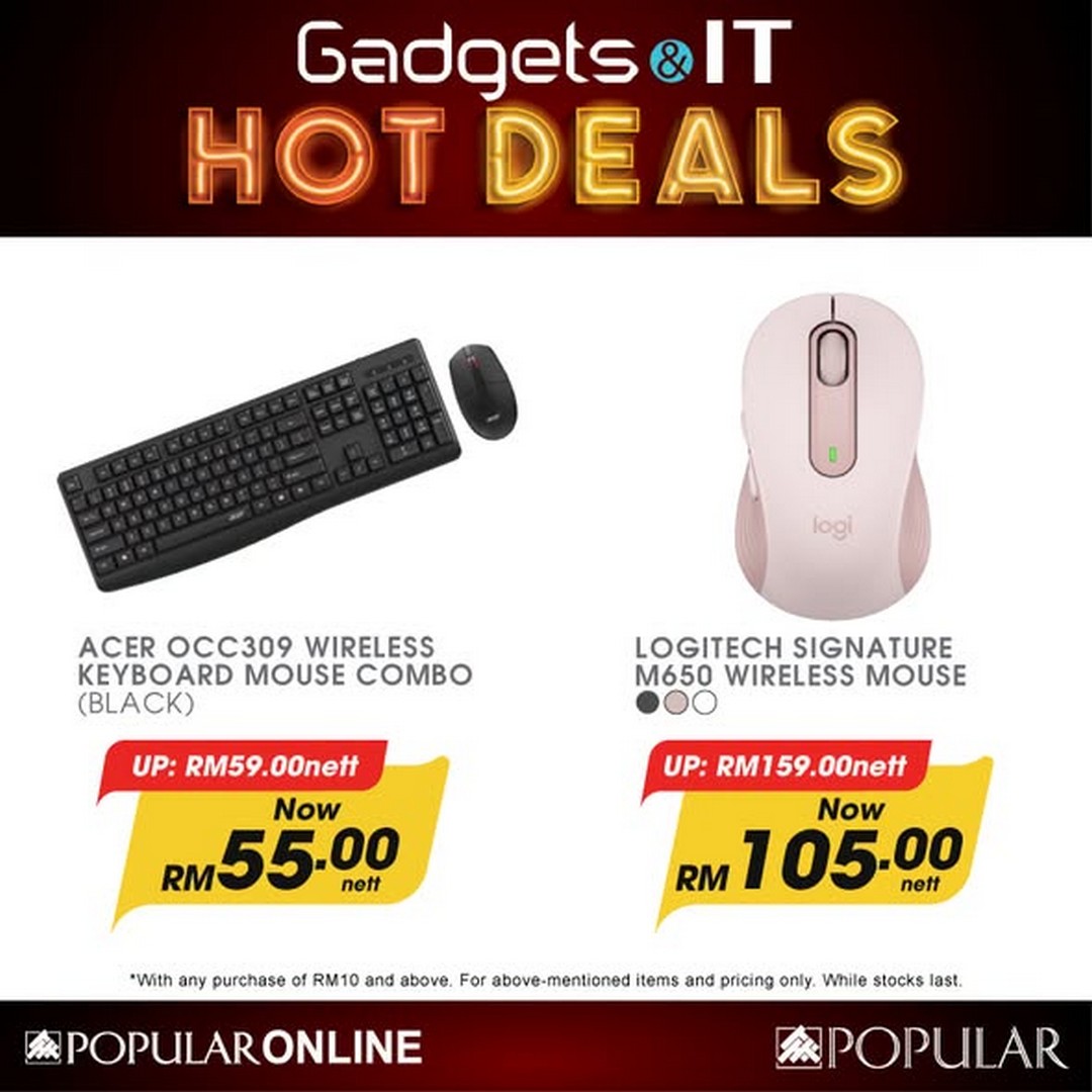 POPULAR-Bookstore-Gadget-and-IT-Products-Promotion-1 18 June 2026 onwards: POPULAR Bookstore Gadget and IT Products Promotion – Enjoy Hot Deals on Tech Essentials at Selected Stores and Online